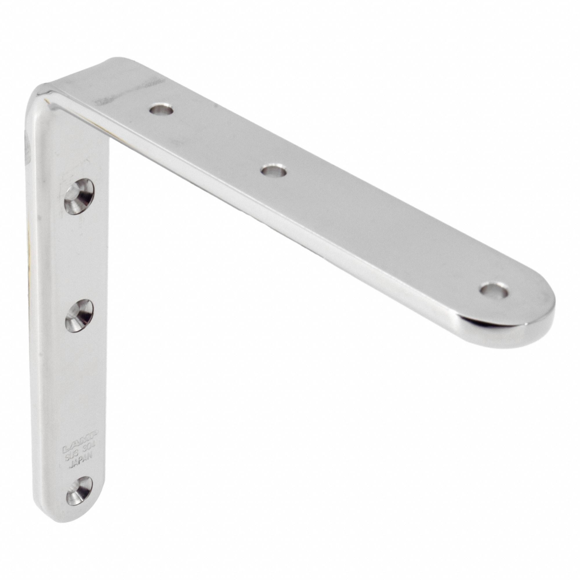 Shelf Bracket: 4 23/32 in Ht, 28 lb Capacity