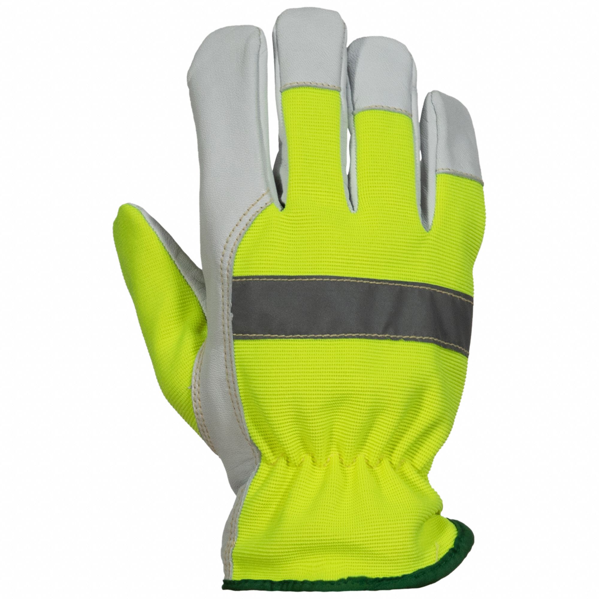 SUPERIOR GLOVE ENDURA 378GTXHVB DRIVER GLOVES, HI-VIS YELLOW, M 