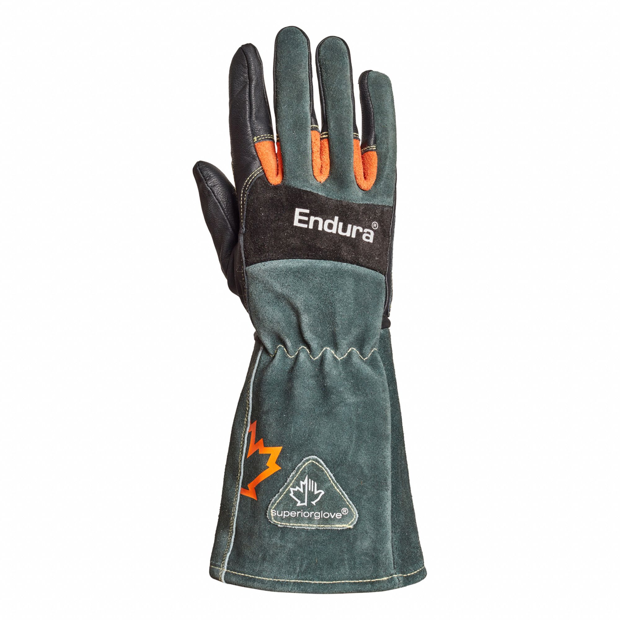 GANTS DE SOUDAGE, TIG, POUCE RAPPORT&Eacute;/COUPE AM&Eacute;R, TAILLE G/9, GRIS, CUIR/KEVLAR, PR