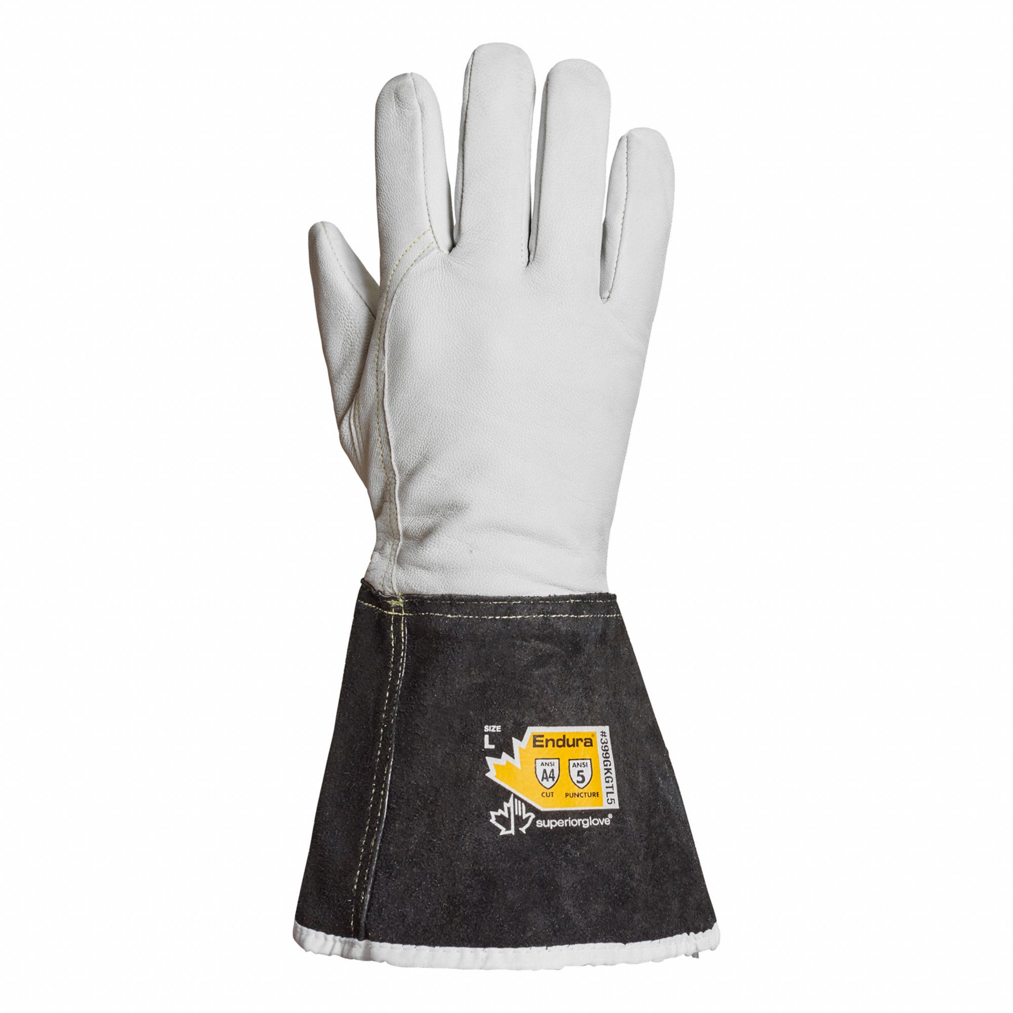 GANTS, CUIR DE CHÈVRE, ISOLATION THINSULATE, COUPURES 4, TAILLE TG