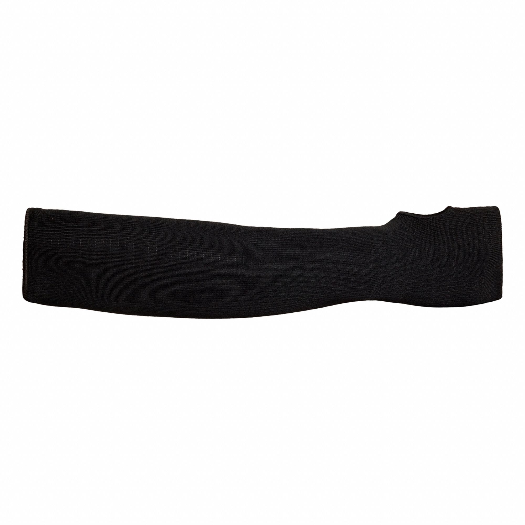 CUTBAN KPW CUT-RESISTANT SLEEVE, BLK, L, SEAMLESS KNIT, 14 IN, ANSI A2 CUT