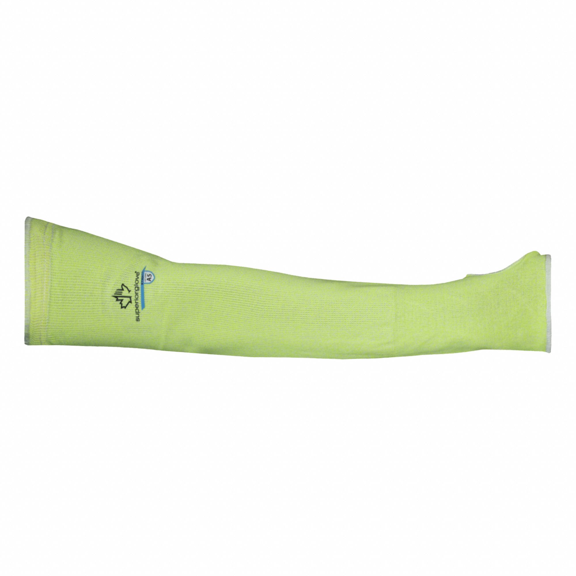 CUT-RESISTANT SLEEVE,A5,18 IN,XL,KNIT