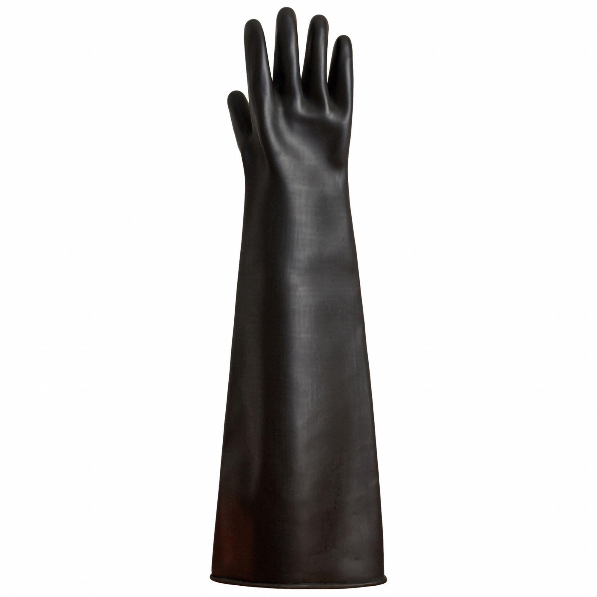 CHEMSTOP L6043 24 IN LIQUID-PROOF GLOVES, 10, NATURAL RUBBER, 43 MIL, SHOULDER CUFF, ANSI