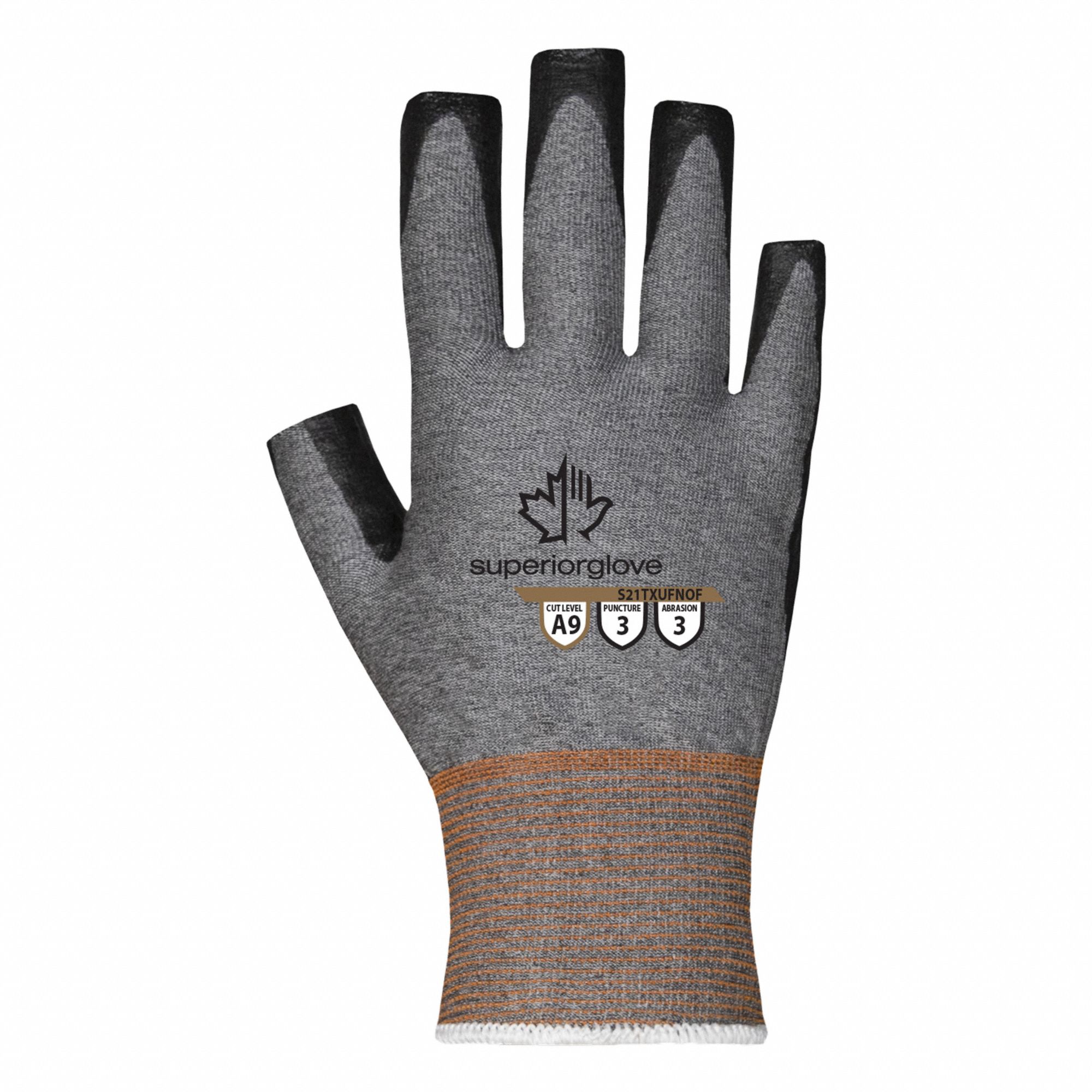 GLOVES,MAX CUT A9,OPEN FINGER KNIT,PR