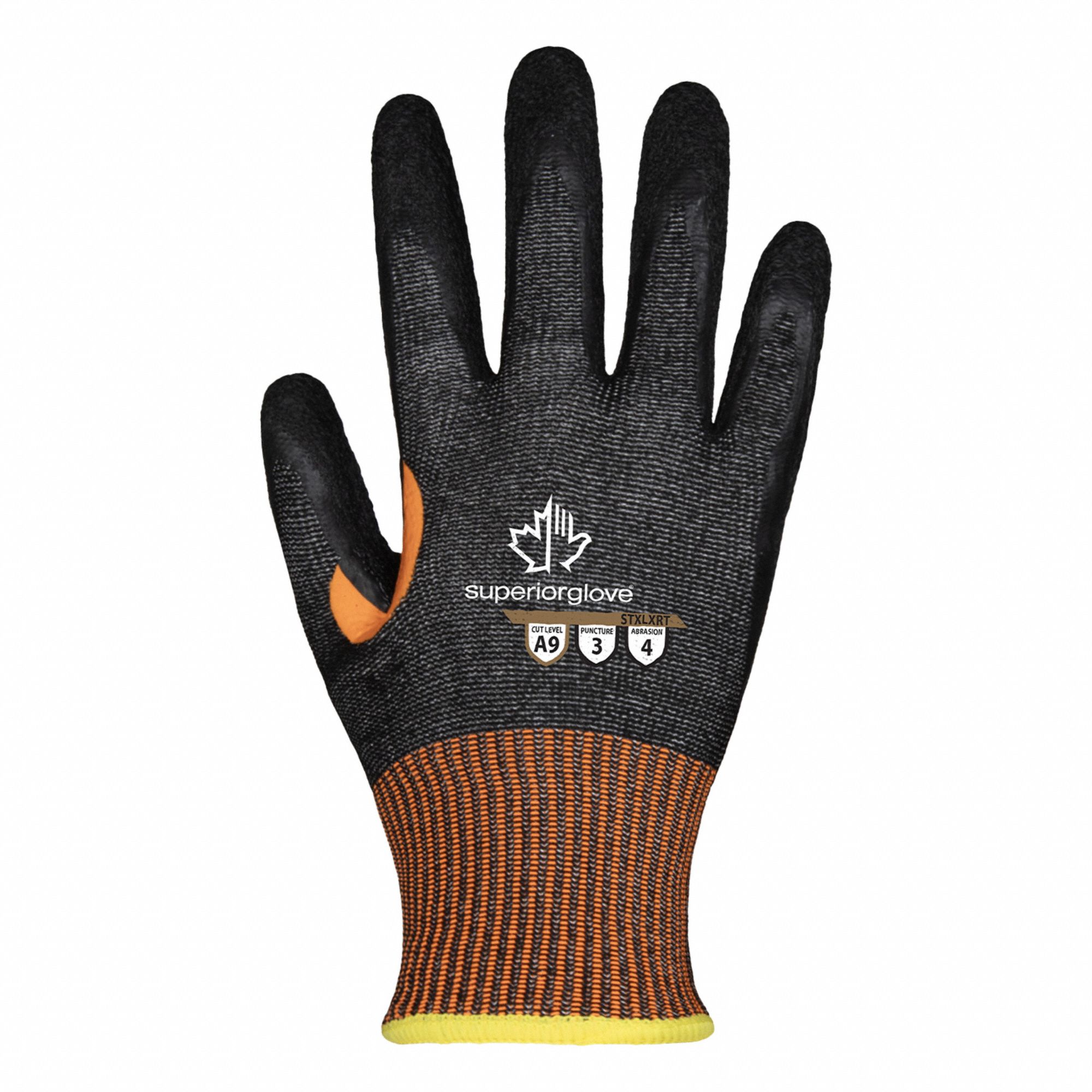 GANTS, TRICOT, COUPURES A9, PAUME LATEX