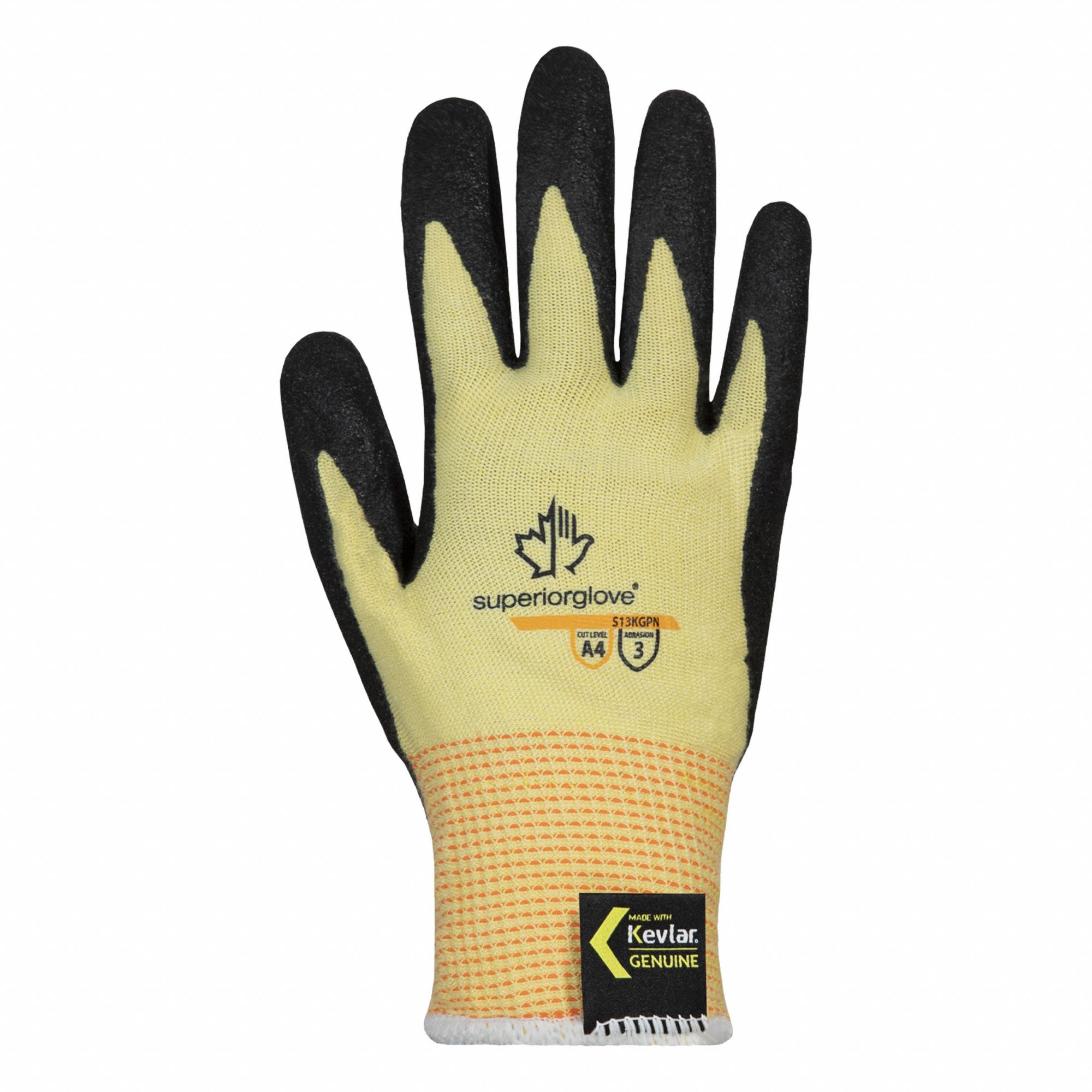 GANTS S13KGPN DEXTÉRITÉ, G/9, KEVLAR, NITRILE, ANSI/ISEA ABRASION 3/COUPURES A4/PERFORATION 2