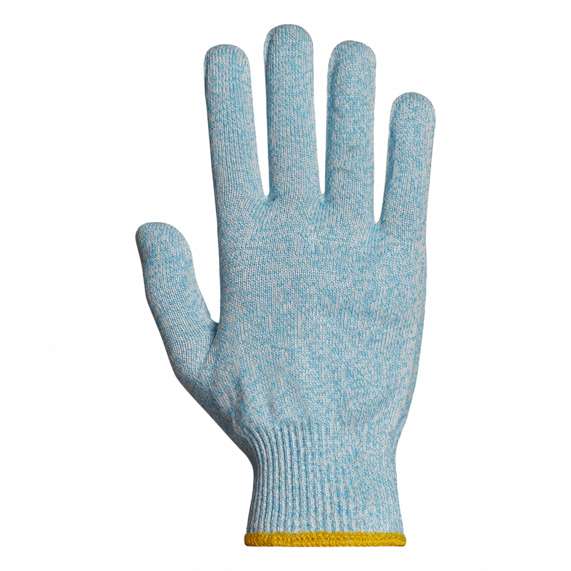 CUT-RESISTANT GLOVE, 2XL (11), ANSI CUT LEVEL A7, UNCOATED, 13GA KNIT, BLUE