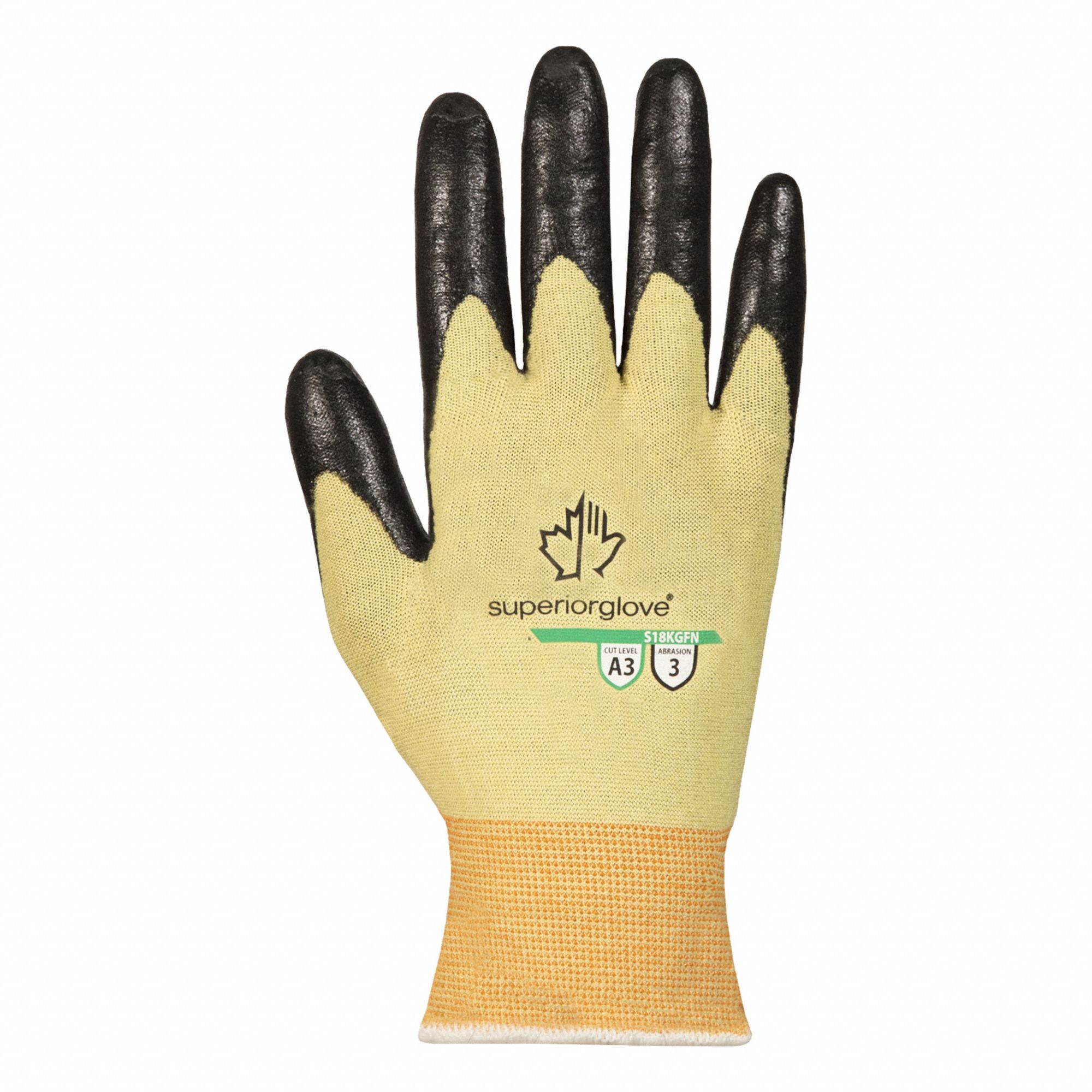 ANSI Level 3 Cut-Resistant Nitrile Coated Work Gloves - Small, 1