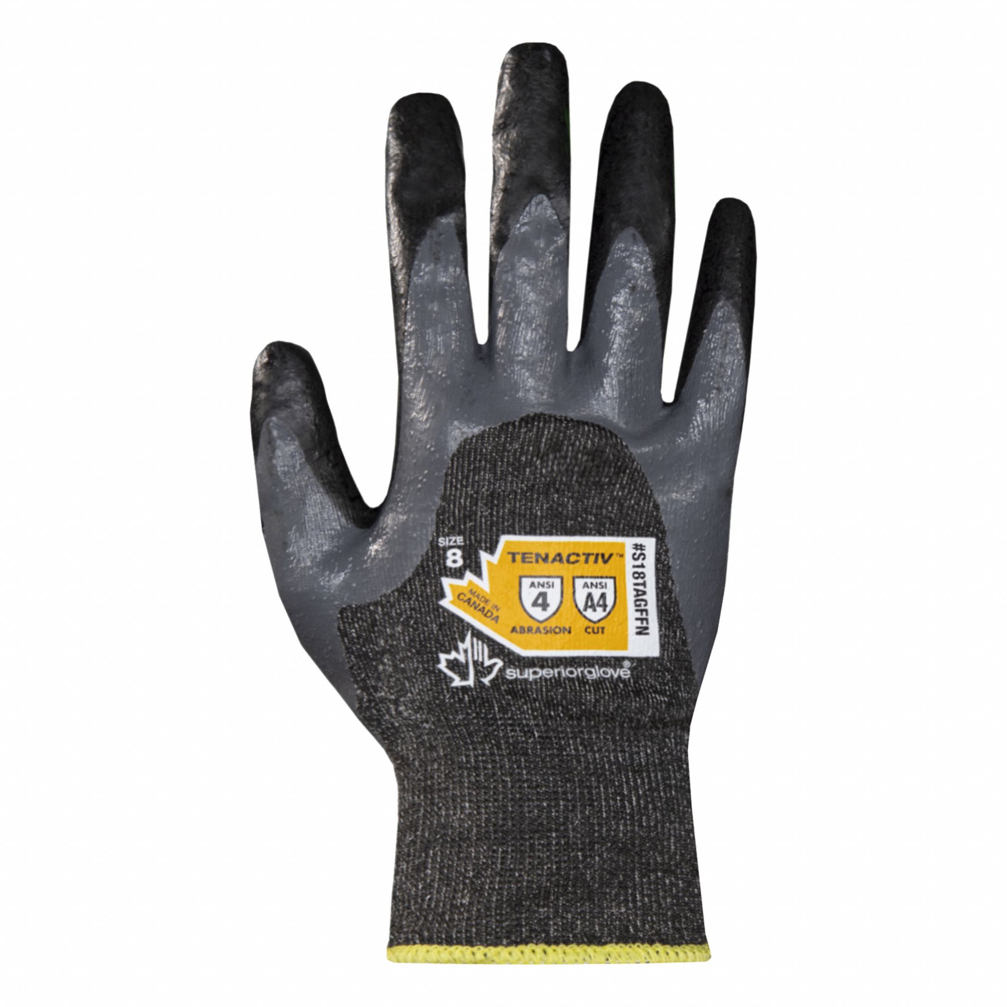 GLOVES,CUT A4 WITH 3/4 NITRILE,SZ 12,PR