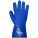 CHEMICAL-RESISTANT GLOVES, 12 INCH, PVC, BLUE, XL