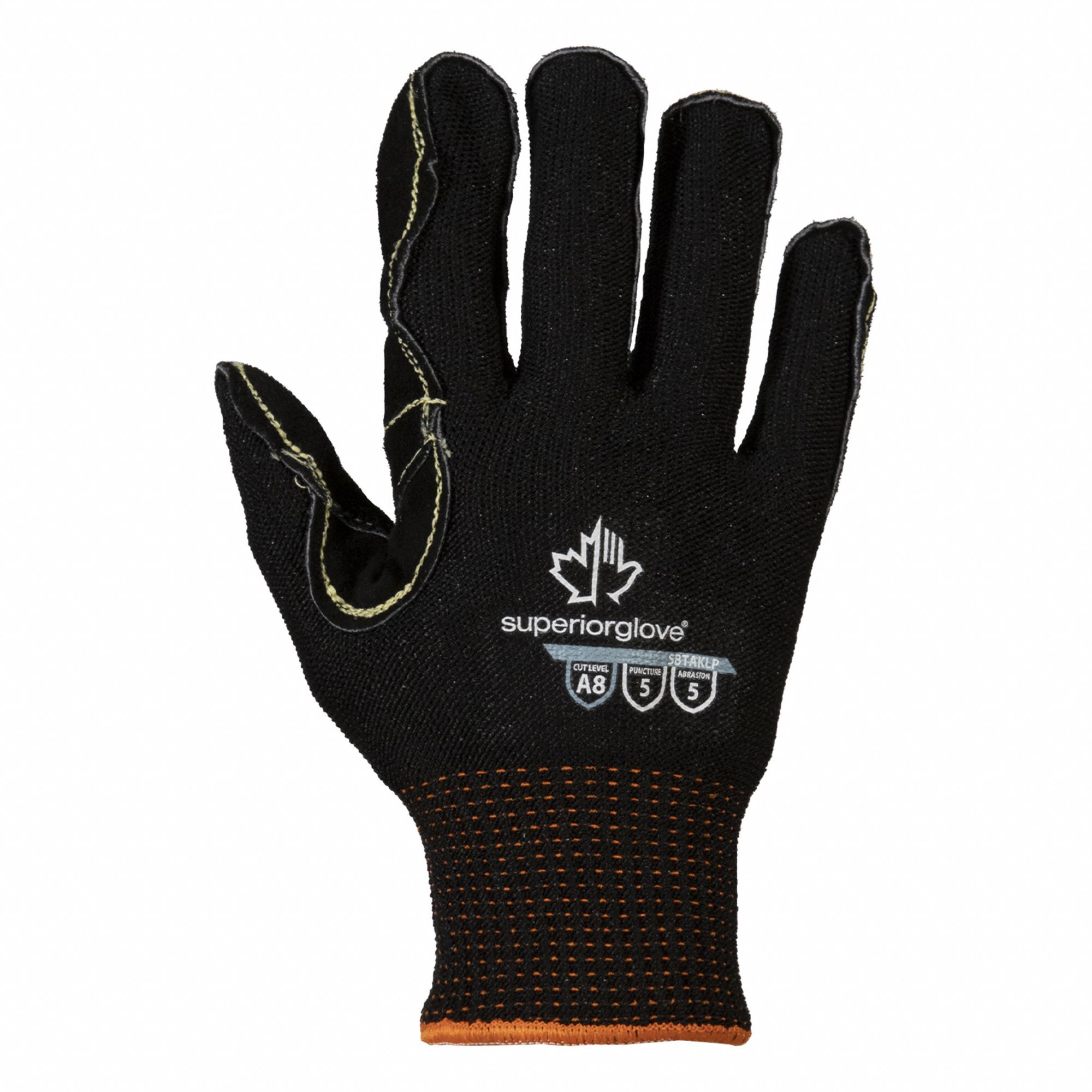 TENACTIV SBTAKLP CUT-RESISTANT GLOVES, BLK, XL/10, ANSI/ISEA ABRASION 5/CUT A8/PUNCTURE 5