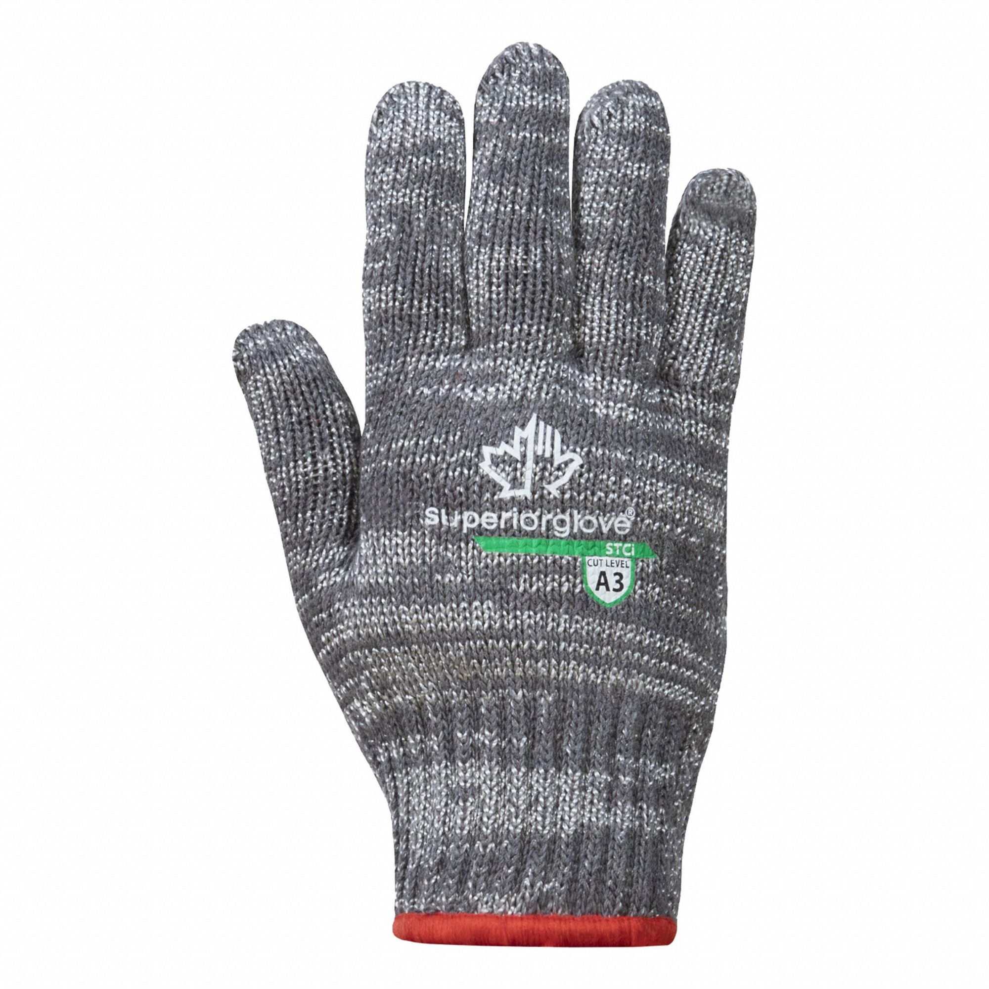 SURE KNIT GANTS DE TRICOT GRIS,G,TRICOTÉ