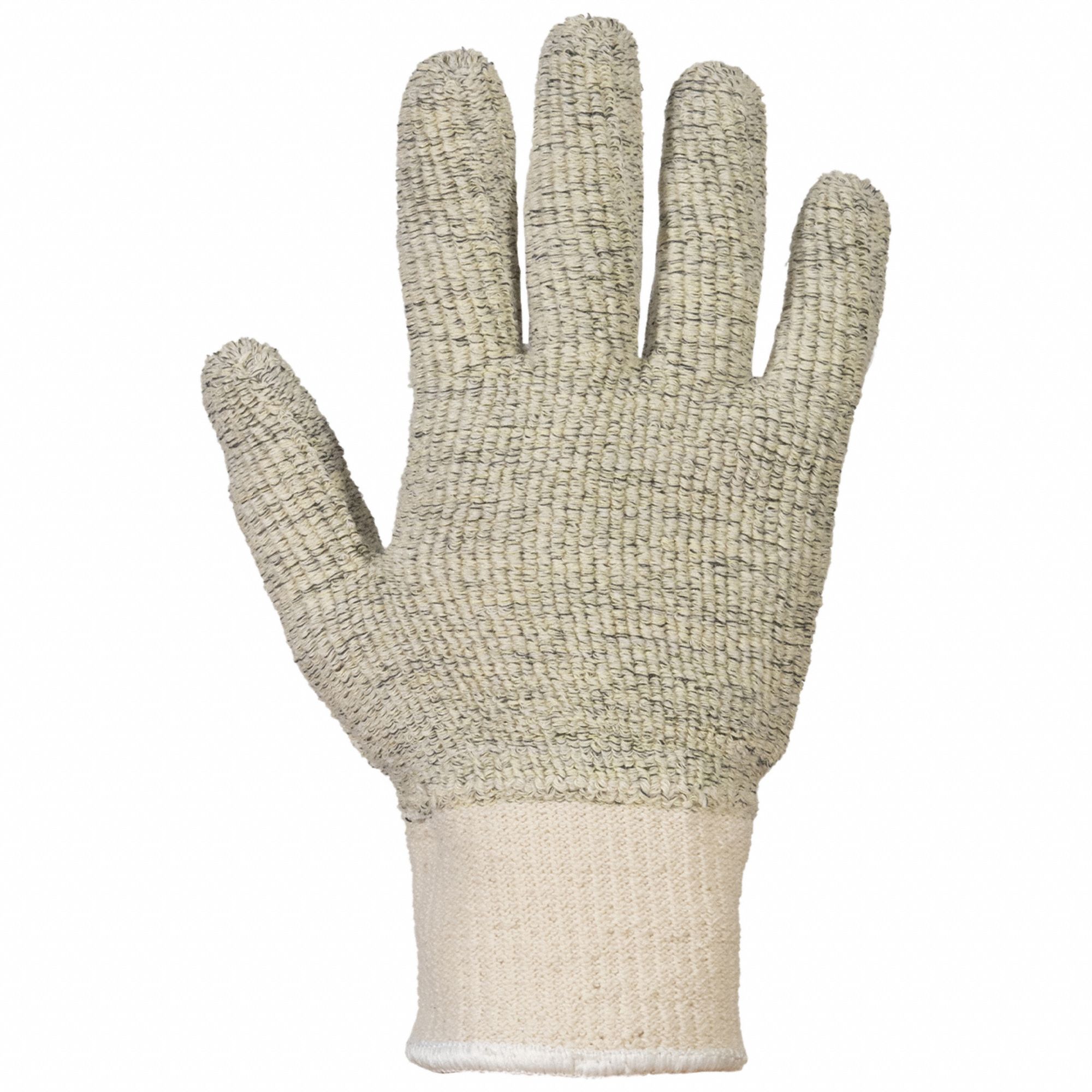 CONTENDER TCKVLO CUT-RESISTANT GLOVES, GRY, L/9, COTTON/KEVLAR, ANSI/ISEA ABRASION 3/CUT A4