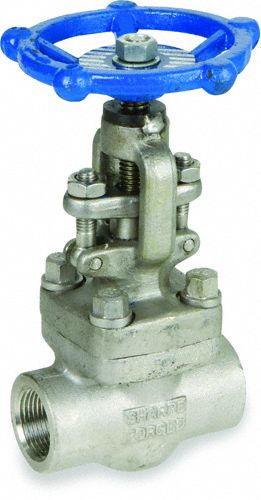 Globe Valves: For Steam Media, 316L Stainless Steel, 1 1/2 in Pipe Size, Female, Metal