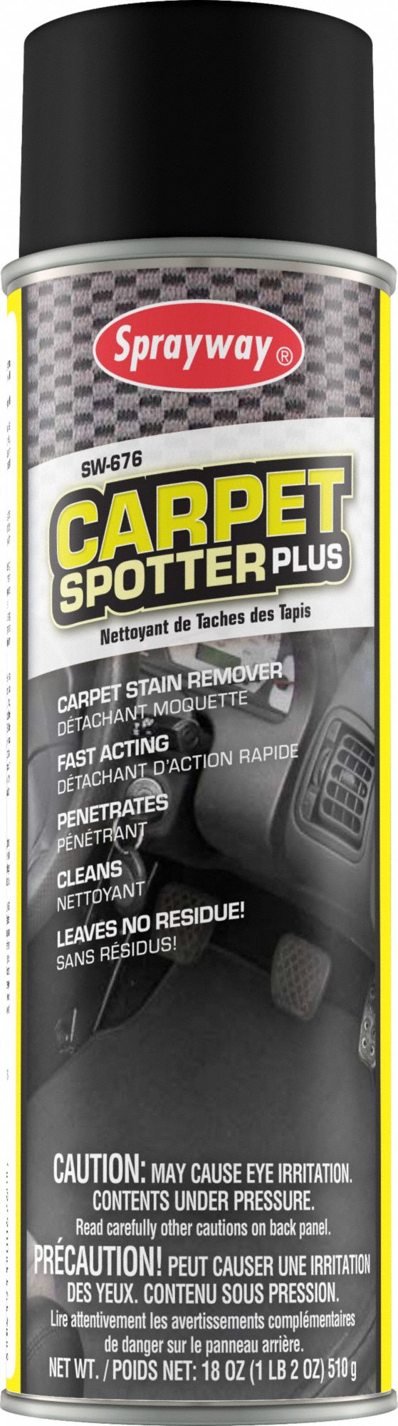 SPRAYWAY, Solvent, Liquid, Carpet Spotter Cleaner 45C017SW676 Grainger