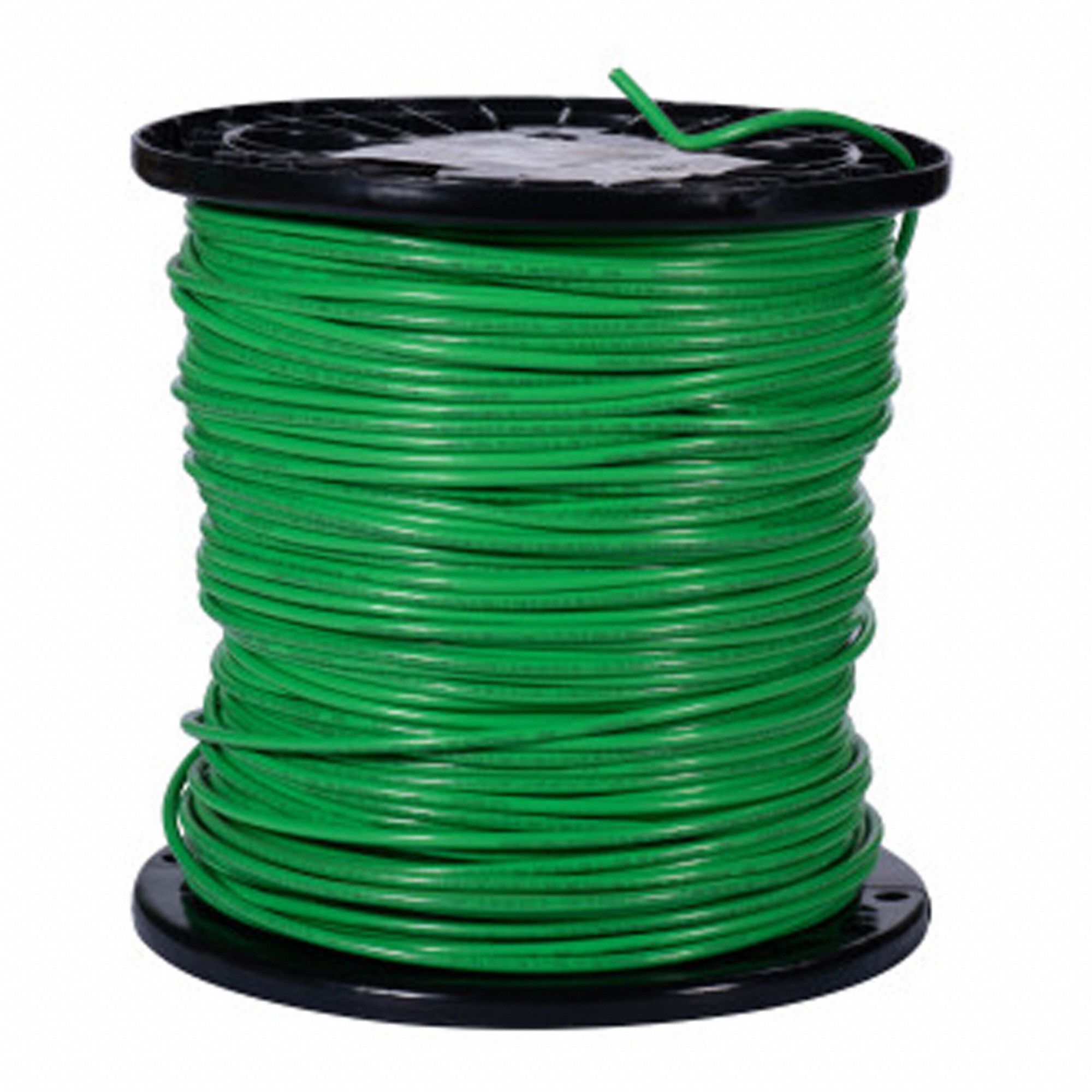 CABLE, 984 FT L, GREEN WIRE, GREEN JACKET, PORTABLE, 600 V, 8 AWG