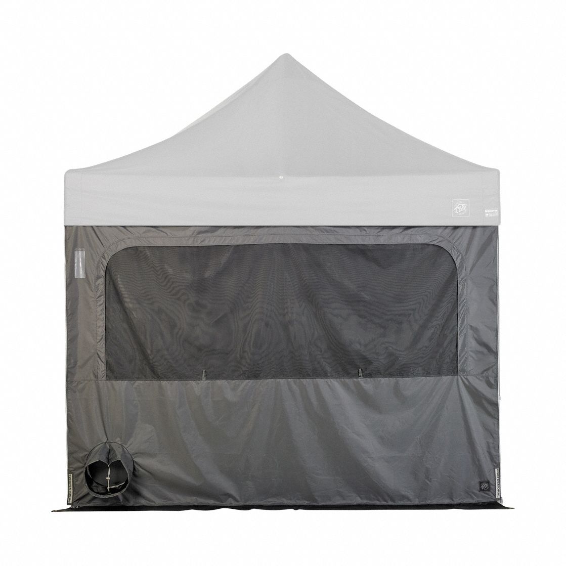 Sidewall: Gray, Carry Bag, Polyester, 120 in Overall Wd, 120 in Overall Ht, SWPRO3FXTWF10SG