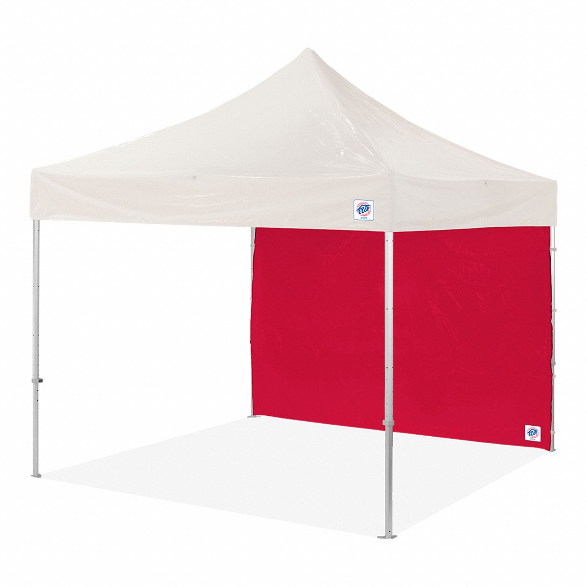 Sidewall: Red, Truss Clips, Vinyl, 120 in Overall Wd, 120 in Overall Ht, SWV10RD