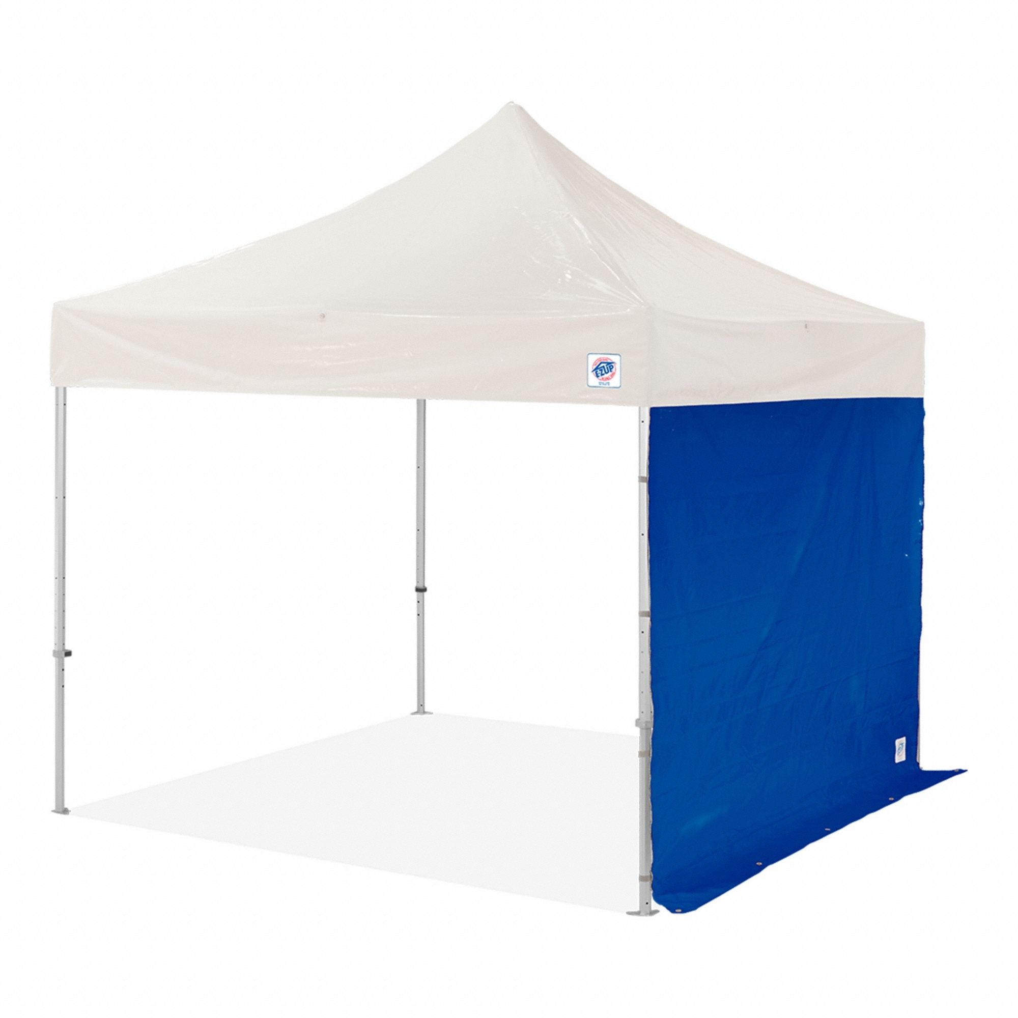 Sidewall: Blue, Sidewall with Ground Flap, Vinyl, 120 in Overall Wd, 120 in Overall Ht