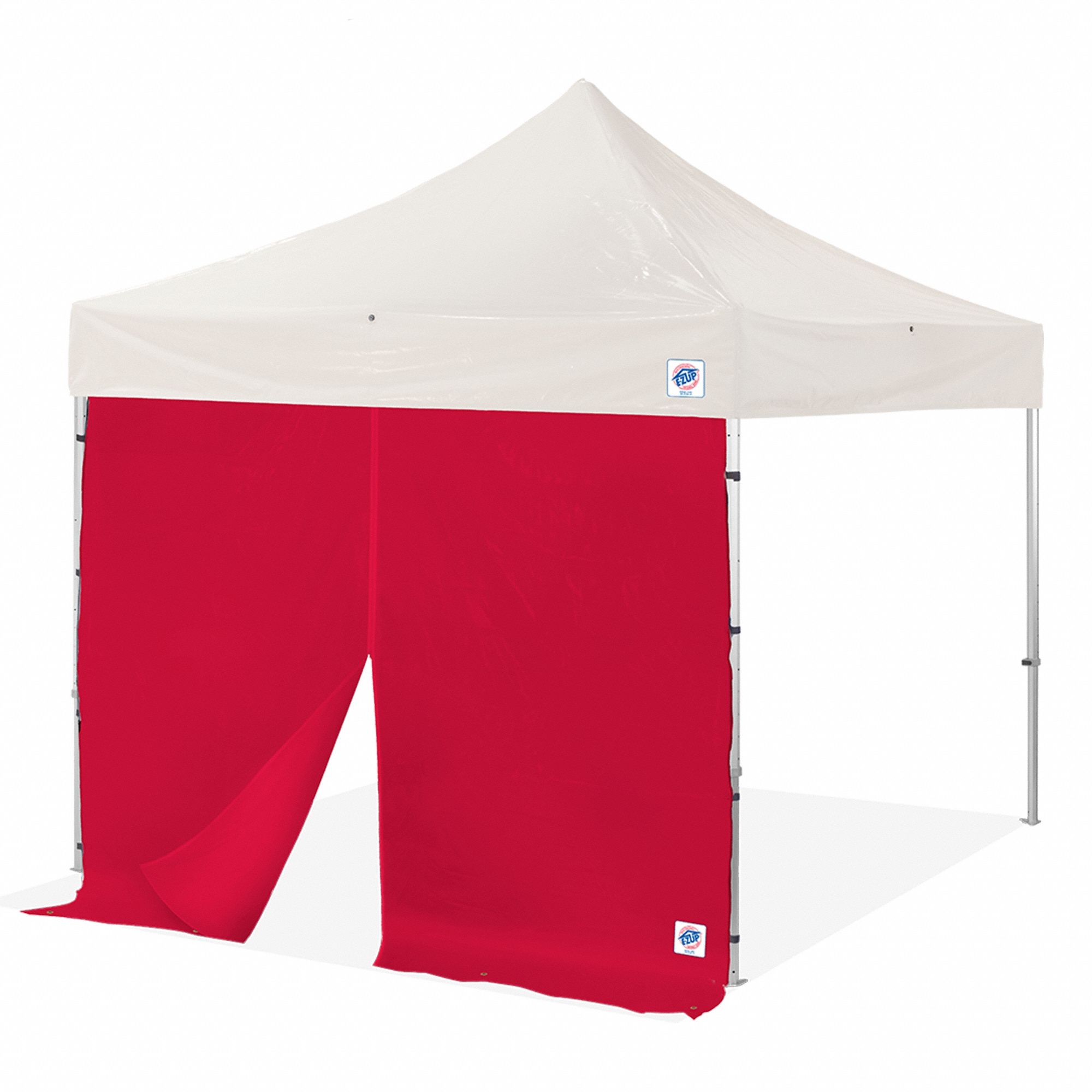 Sidewall: Red, Cover Bag/Truss Clips, Vinyl, 120 in Overall Wd, 120 in Overall Ht, SWVFMZ10RD