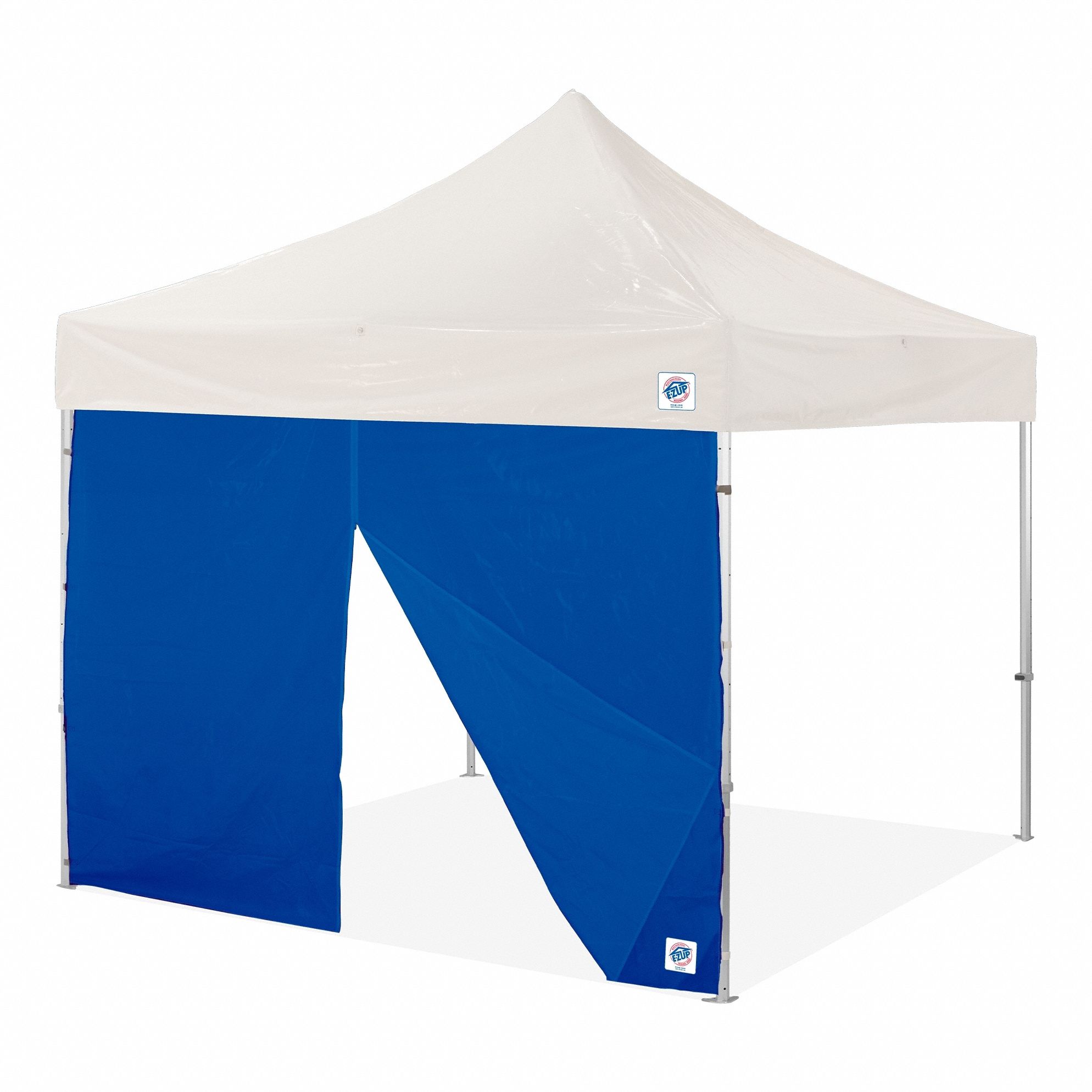 Sidewall: Blue, Cover Bag/Truss Clips, Vinyl, 120 in Overall Wd, 120 in Overall Ht, SWVMZ10BL