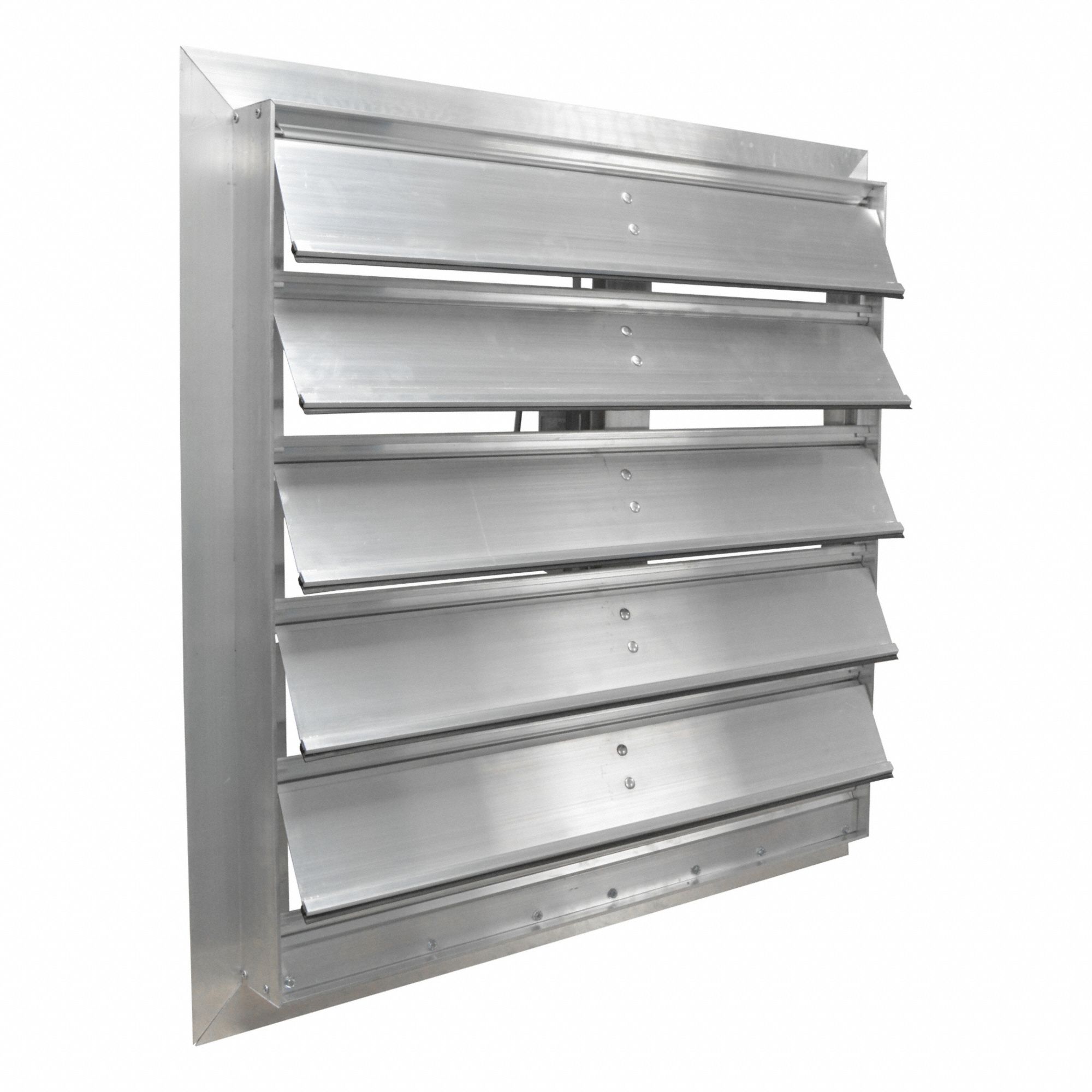 Motorized Damper: For 24 in Nominal Duct Dia, Single Panel, 24 in H, 24 in W, Single Flange, Rubber