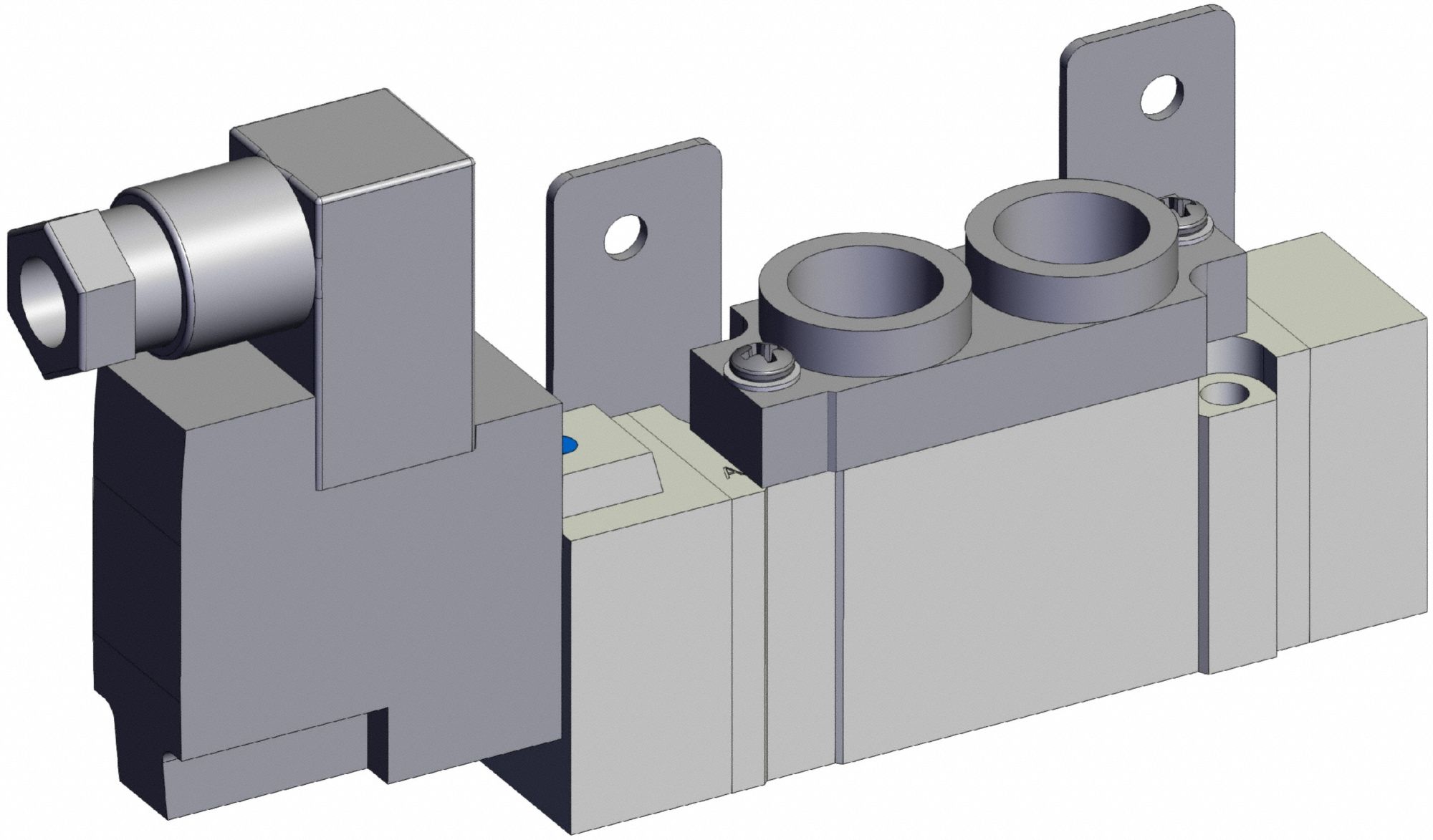 Solenoid Valve: SY7000 Series, Single Solenoid, Five-Way / Two-Position, 5 Ports, 24V DC, SY7000