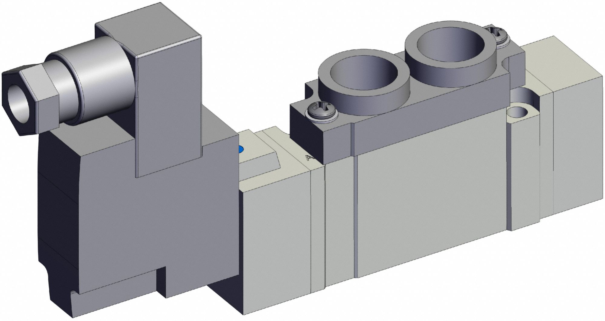 Solenoid Valve: SY7000 Series, Single Solenoid, Five-Way / Two-Position, 5 Ports, 24V DC, SY7000
