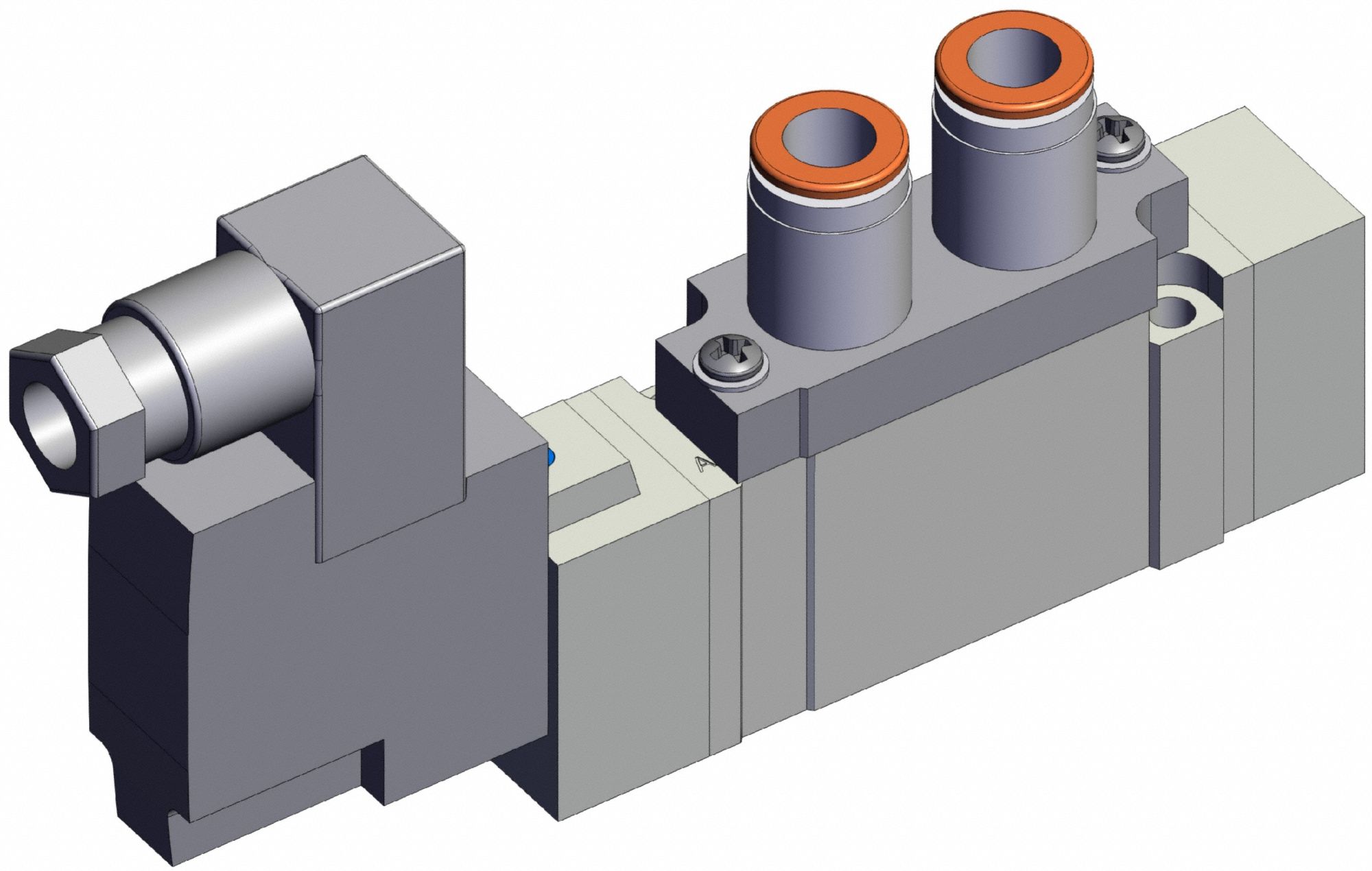 Solenoid Valve: SY7000 Series, Single Solenoid, Five-Way / Two-Position, 5 Ports, 24V DC, SY7000