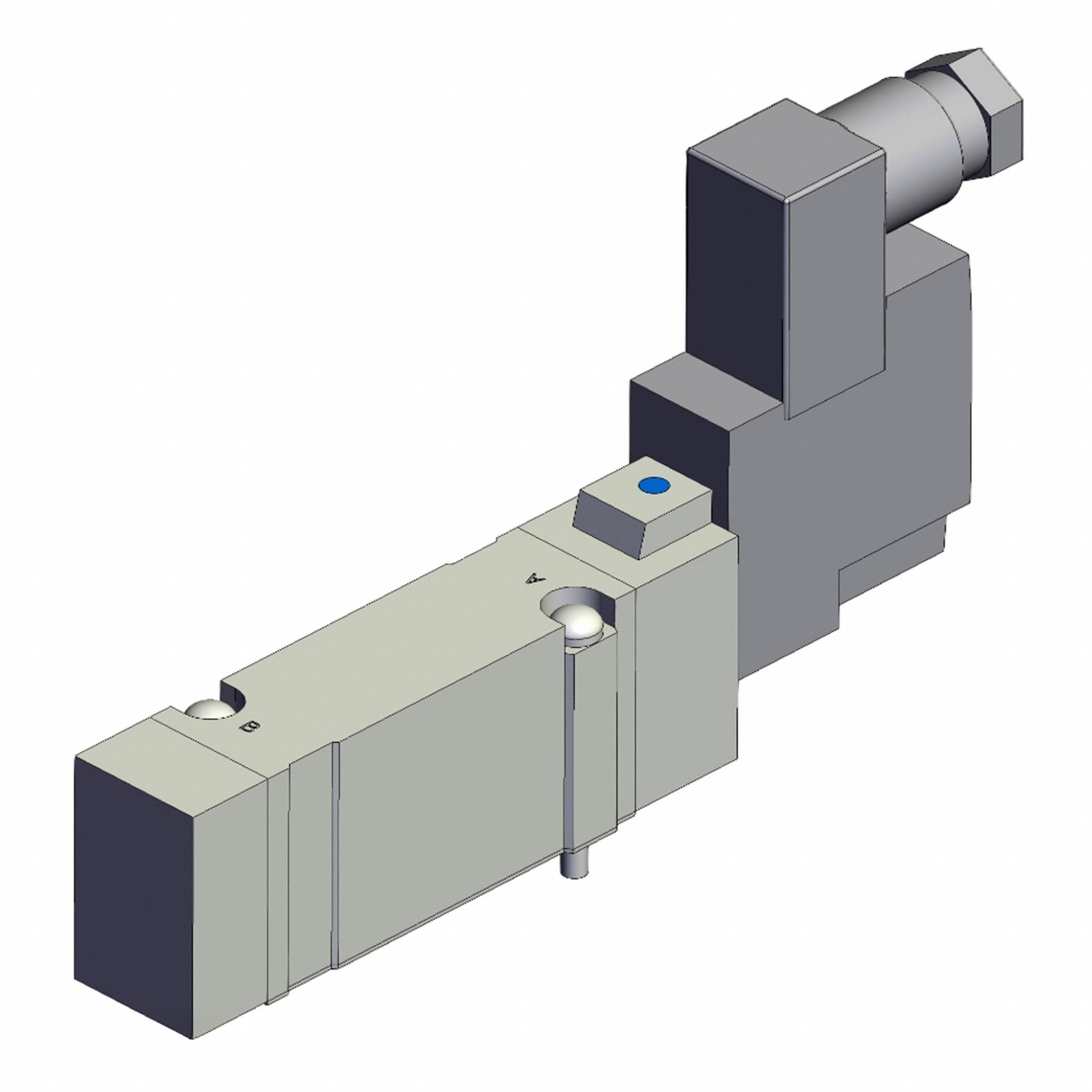 Solenoid Valve: SY7000 Series, Single Solenoid, Five-Way / Two-Position, 5 Ports, 24V DC, Female