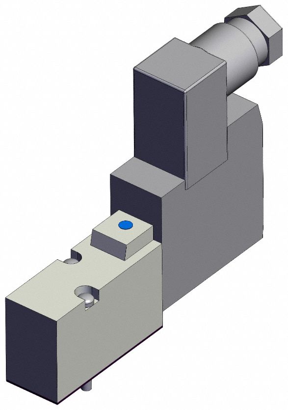 Solenoid Valve: Five-Way / Four-Position, SYJ500, Single Solenoid, 24V DC, 7.2 scfm Flow Rate - Max