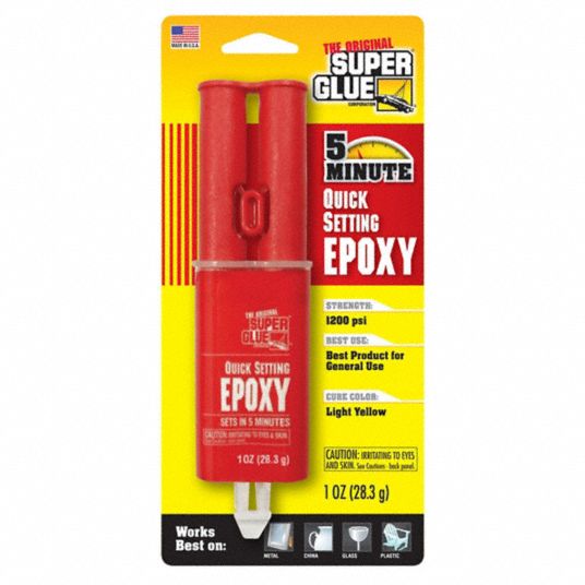  Super Glue - Quick Setting Metal Epoxy - (Pack of 12) :  Industrial & Scientific