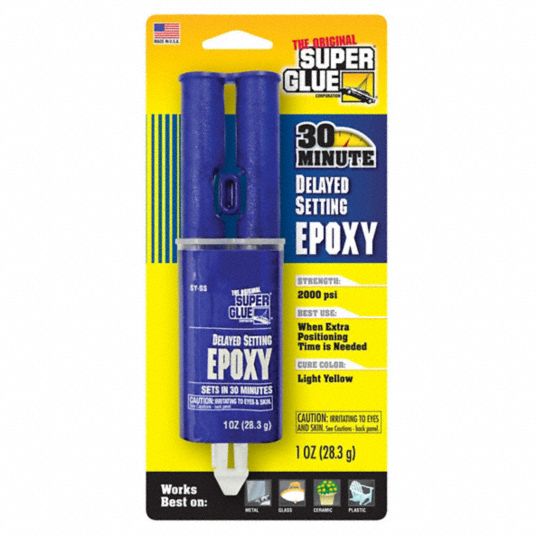 SUPER GLUE, Delayed Setting Epoxy, Ambient Cured, Epoxy Adhesive
