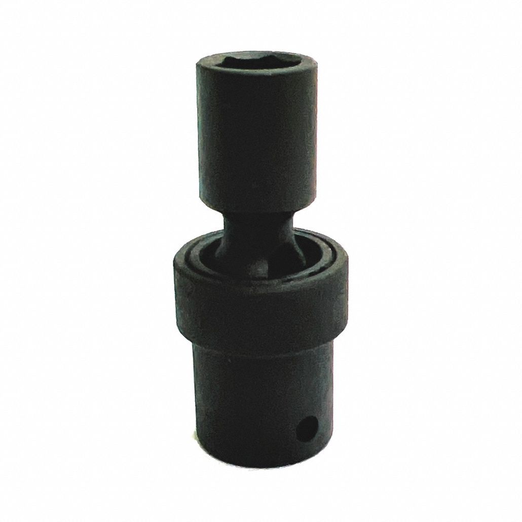 Impact Socket: 1/4 in Drive Size, Metric, 8 mm Socket Size, 6-Point, Std