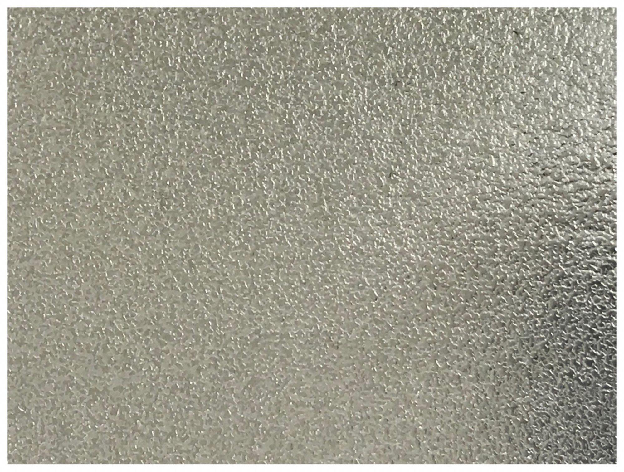 Stainless Steel Sheet, 10 ft - L: 304, 4 ft x 10 ft Nominal Size (WxL), 0.035 in Thick, Sand Star