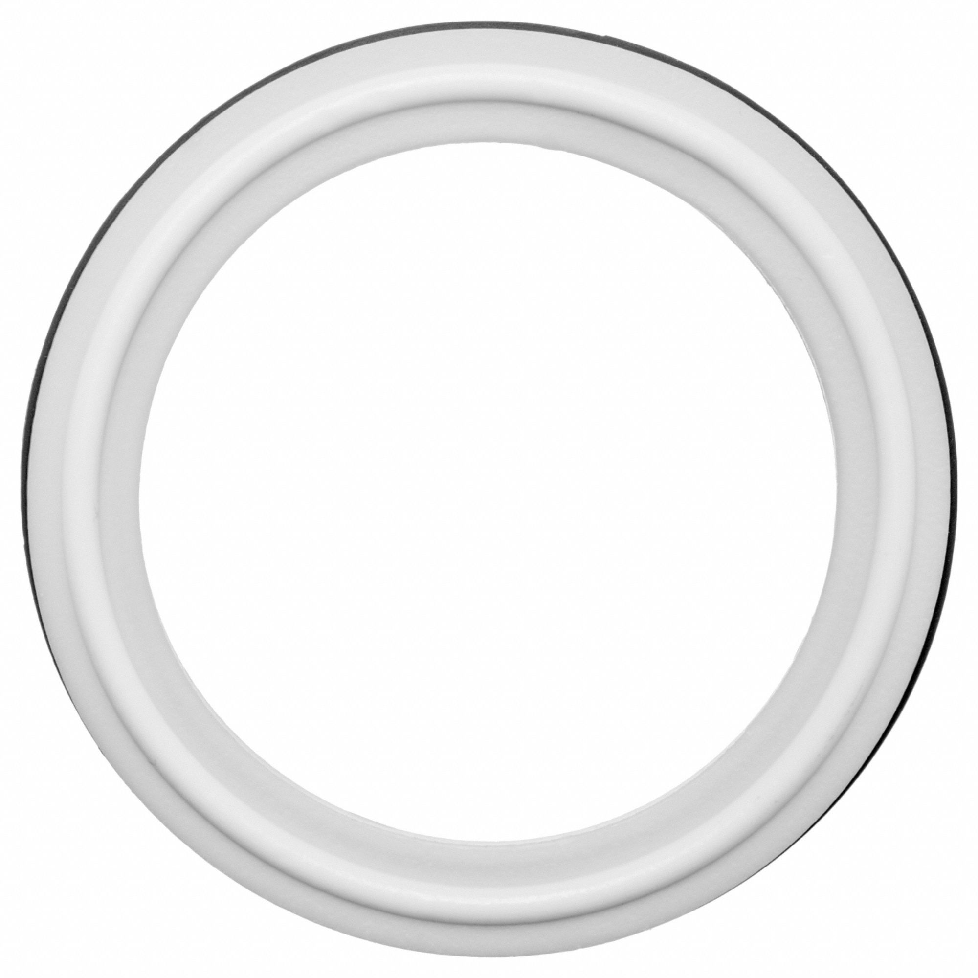 Sanitary Gasket: PTFE, Tri-Clamp, Envelope Style, For 1 1/2 in Tube
