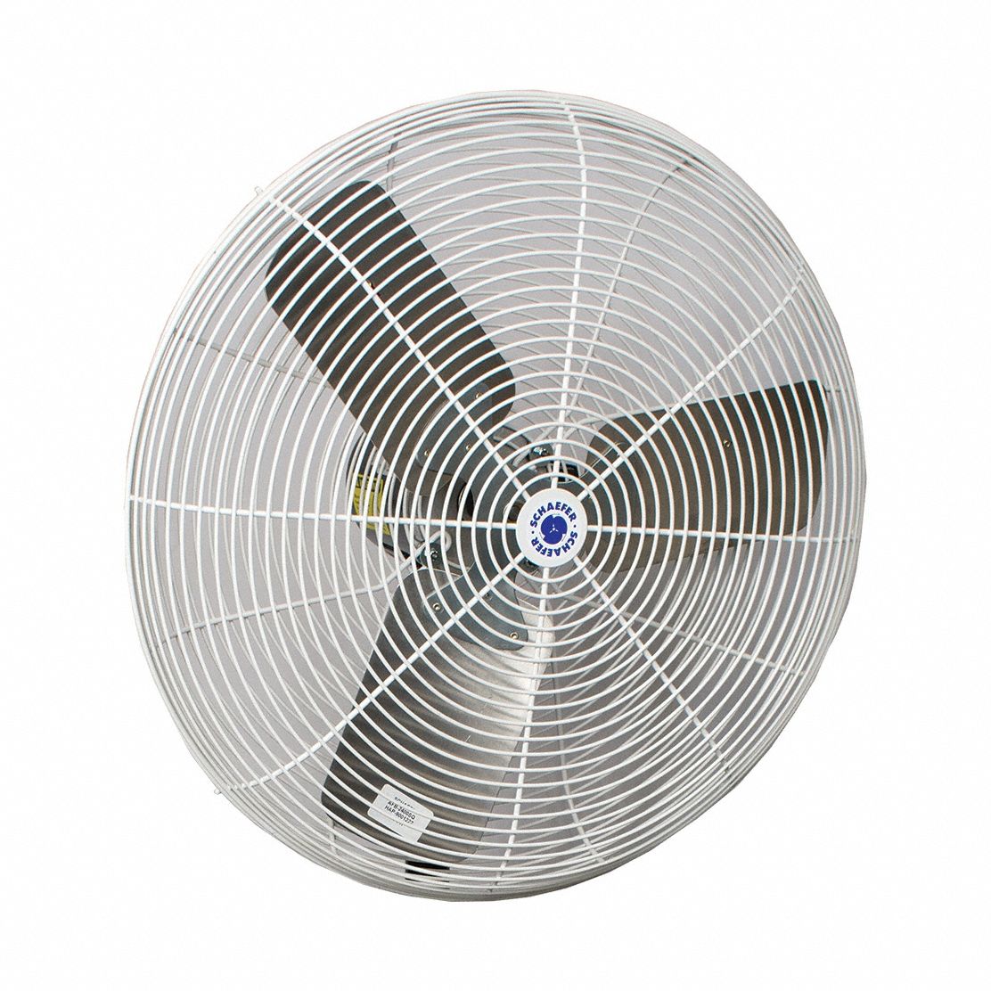 Mounted Fan: 20 in Blade Dia, 115V AC, 1/4 hp Motor HP, Ceiling/Floor/Wall Mount