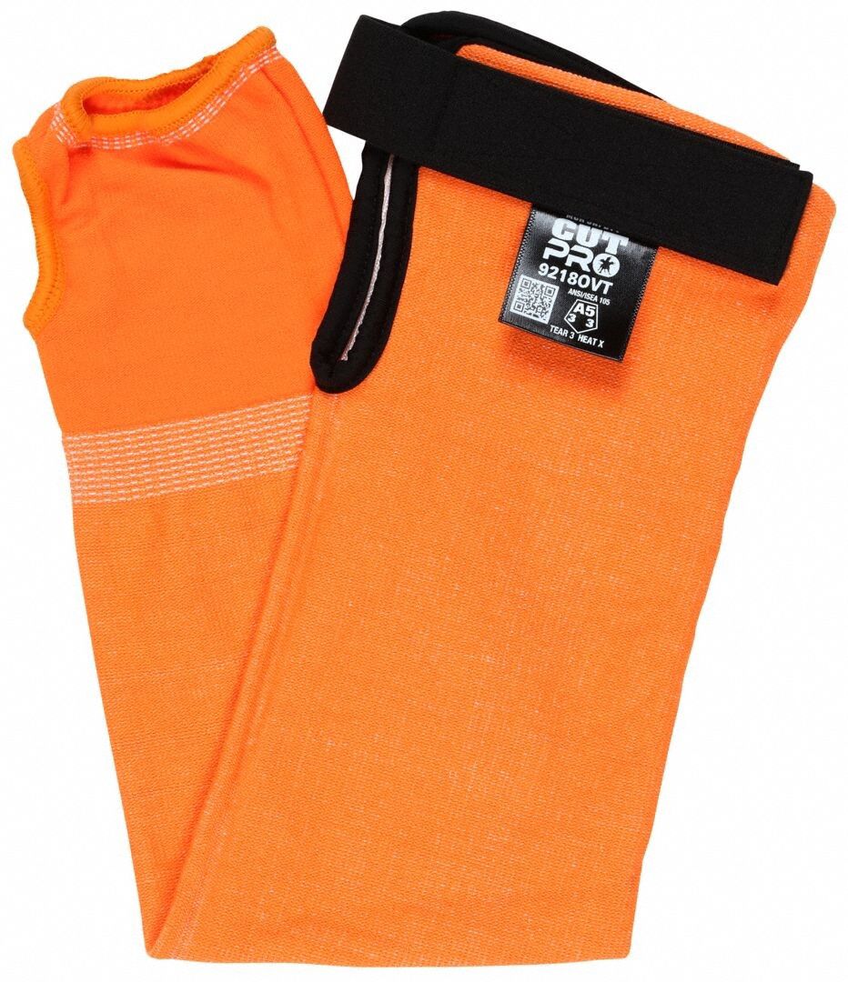 Knit Sleeve: ANSI/ISEA Cut Level A4, HyperMax™ ( 13 ga ) with  Cut-Resistant, Orange