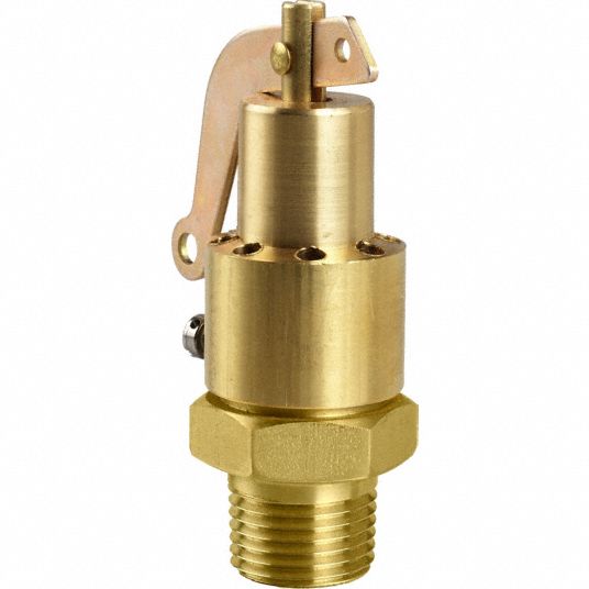 AQUATROL, MNPT x Vented, 1/2 in x 1/2 in, Safety Relief Valve - 3ERJ8 ...