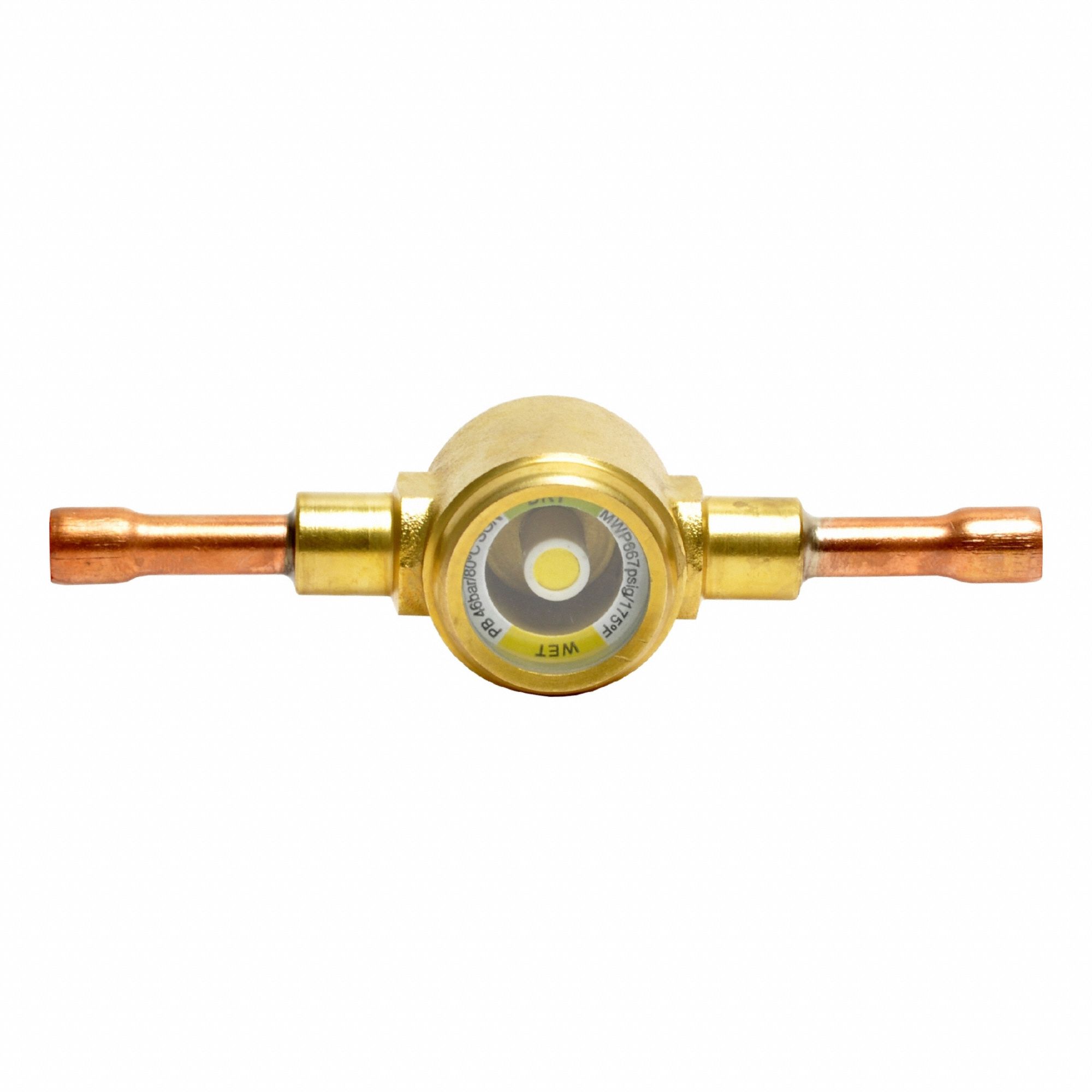 RANCO Sight Glass: Brass, 2 7/8 in Lg (MPN RSG-4FM). Key specifications — Brand: RANCO; Material: Brass.