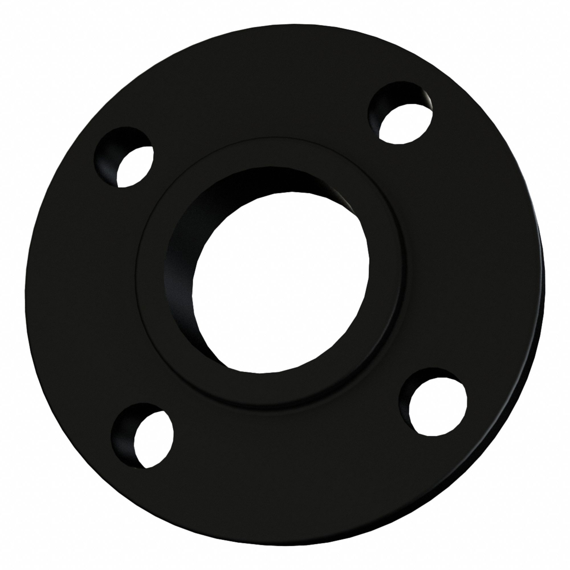 Blind Flange: Carbon Steel, Blind Flange, 5 in Pipe Size, Flat Face Blind Flange