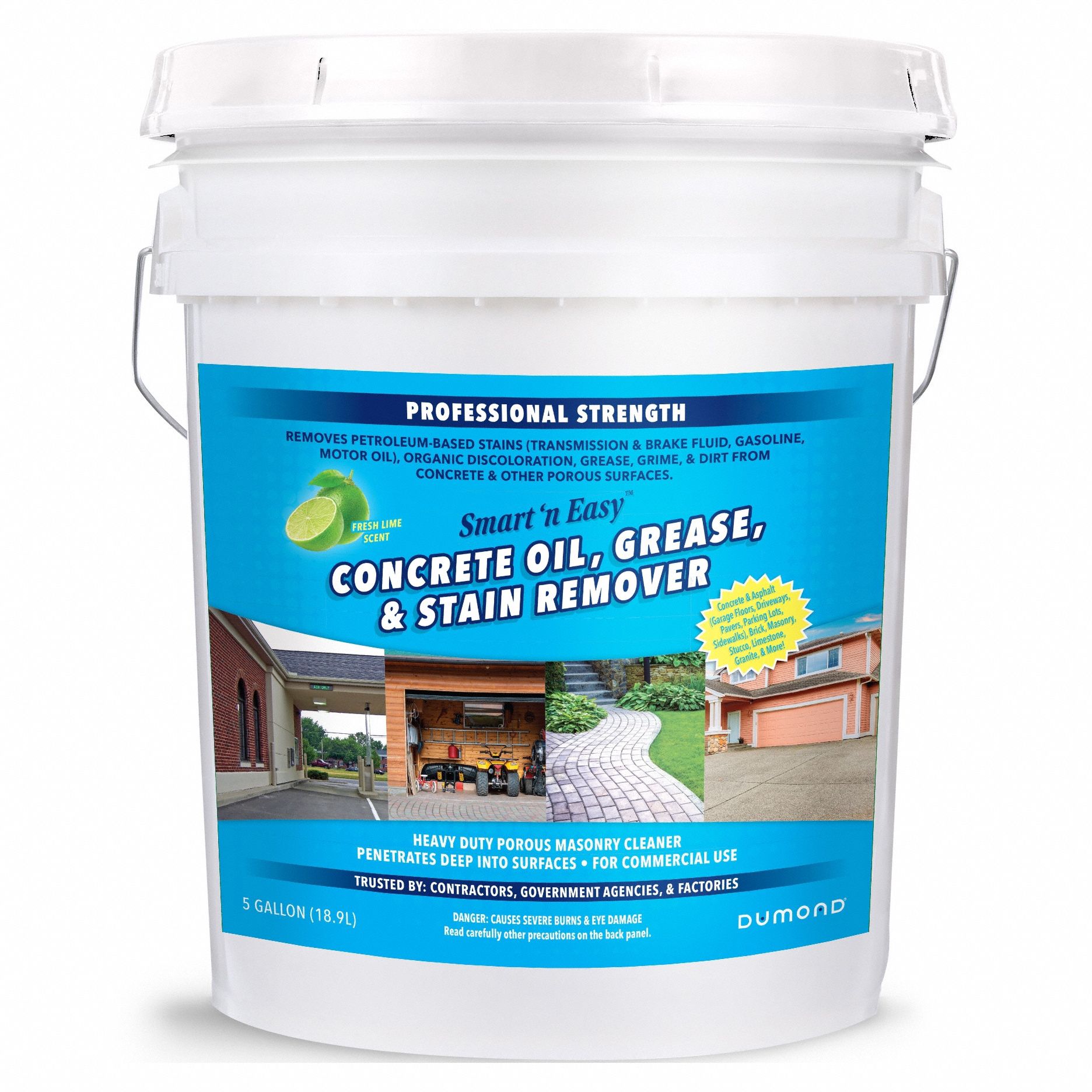 Cleaner/Degreaser: Water-Based, Bucket, 5 gal Container Size, Ready to Use, 0% VOC Content