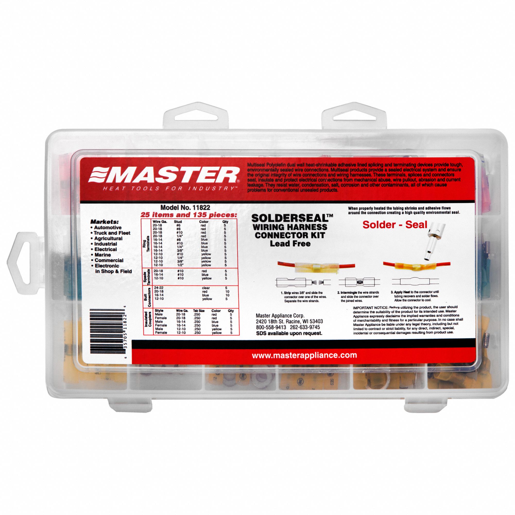 Asmt Kit Al/Cu PO 24 AWG 10 AWG