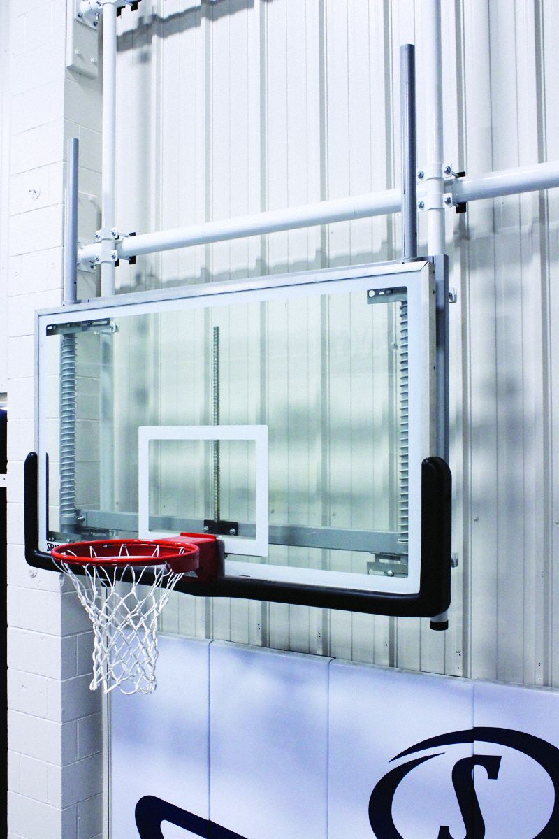 SPALDING, Gray, 6 in Overall Ht, Backboard Height Adjuster 817L56313