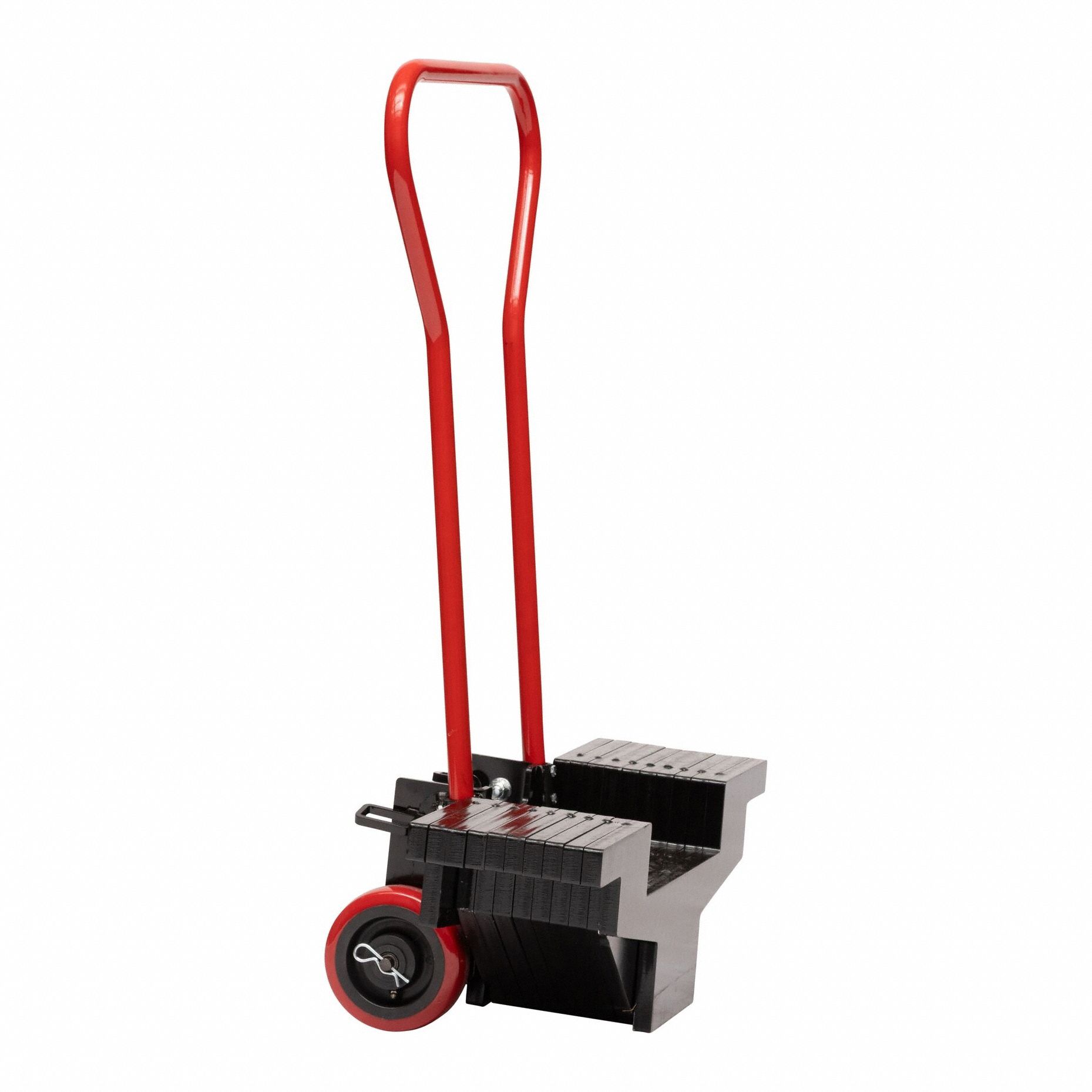 Counterbalance Assembly Dolly: For 408AA2/408AA3/408AA4, 48 in L x 14 in W x 27 in H, Black/Red