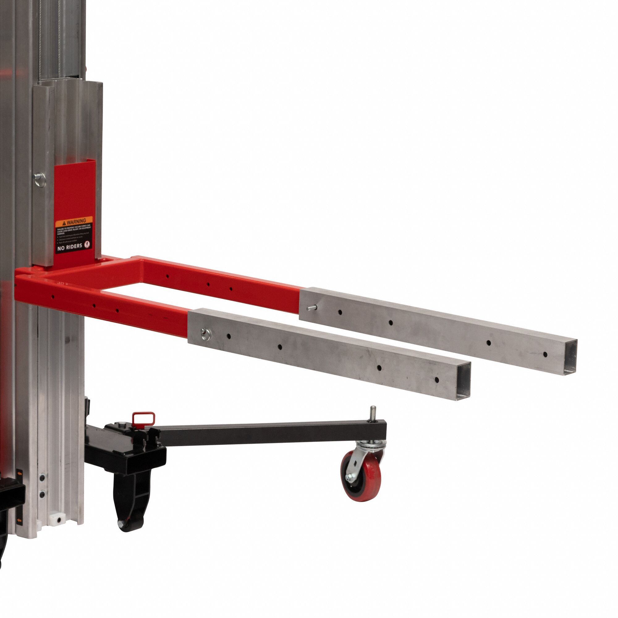 Fork Extension Kit: For 408AA2/408AA3/408AA4, 24 in L x 4 in W x 3 in H, Gray, Steel