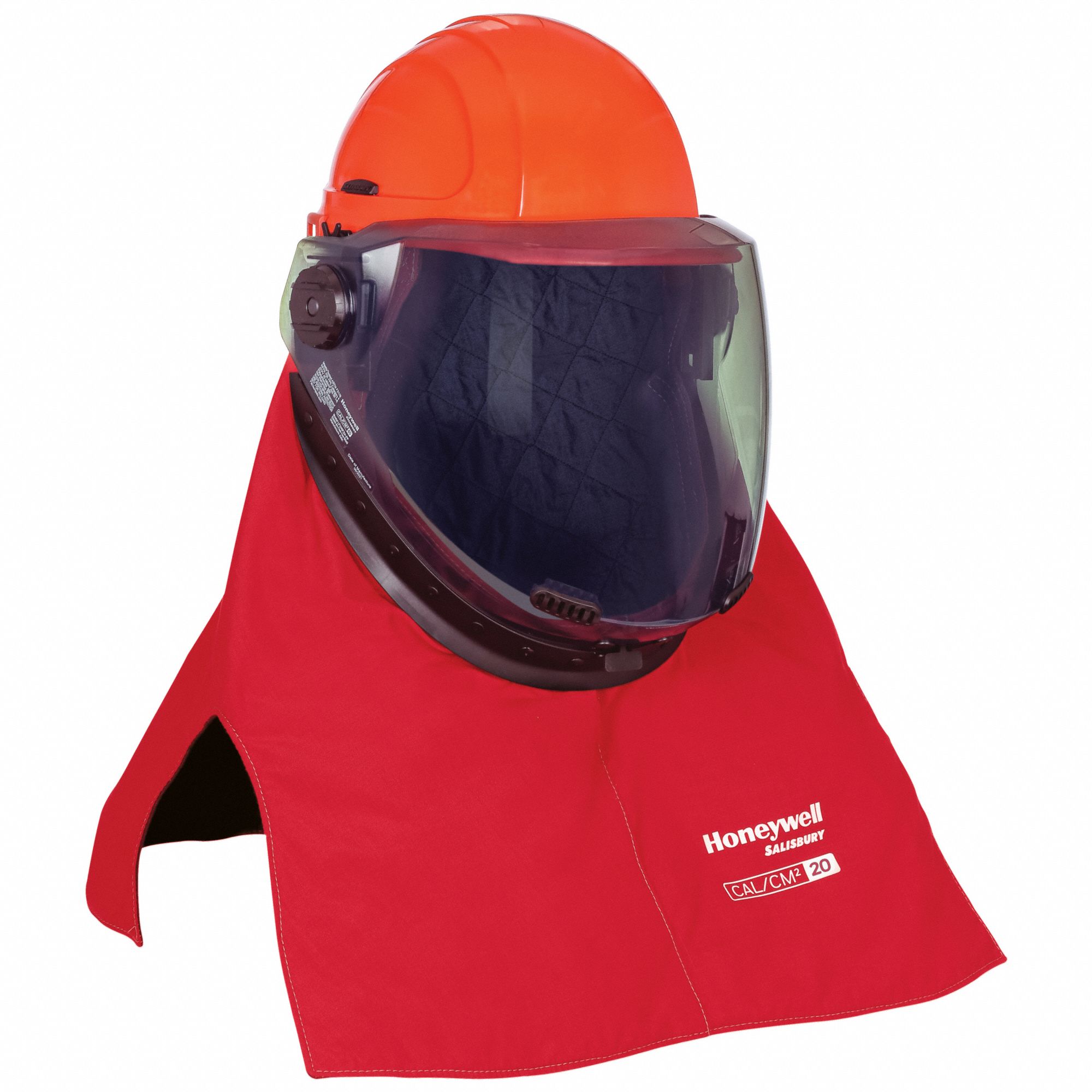 FACE SHIELD,POLYCARBONATE,RED,8 IN W