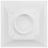 Diffuser: Ceiling, 23 3/4 in H, 23 3/4 in W, Lay-In, 10 in Duct, Plastic, Square Cone, White