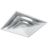 Diffuser: Ceiling, 23 3/4 in H, 23 3/4 in W, Lay-In, 10 in Duct, Plastic, Square Cone, White