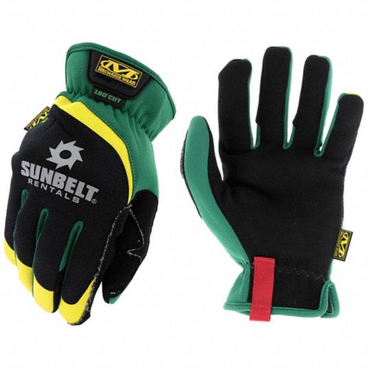 Hi-Vis Mechanic Gloves, 1 PR